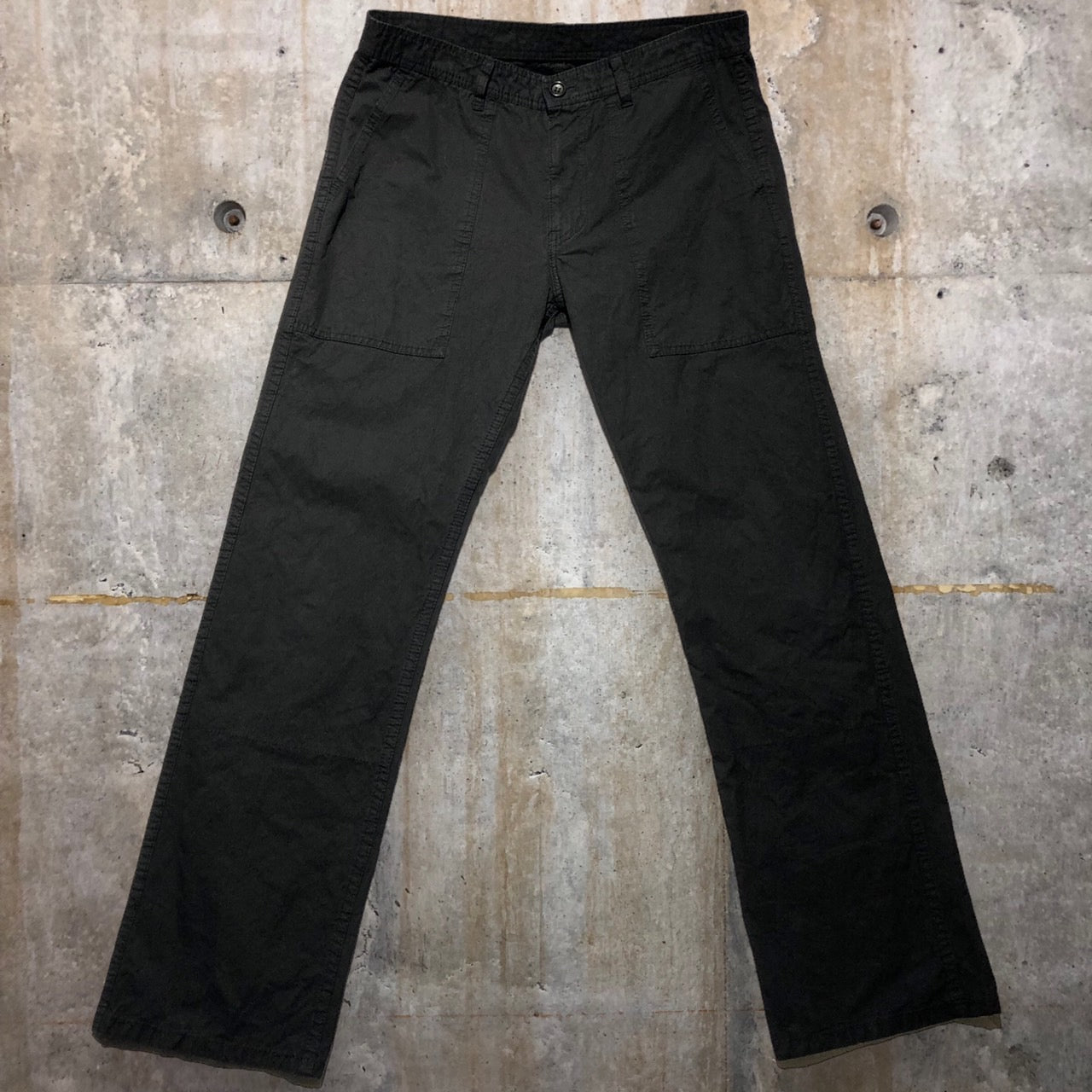 COMME des GARCONS HOMME(コムデギャルソンオム) 05ssベイカーストレートチノパン HO-P036 S ブラック