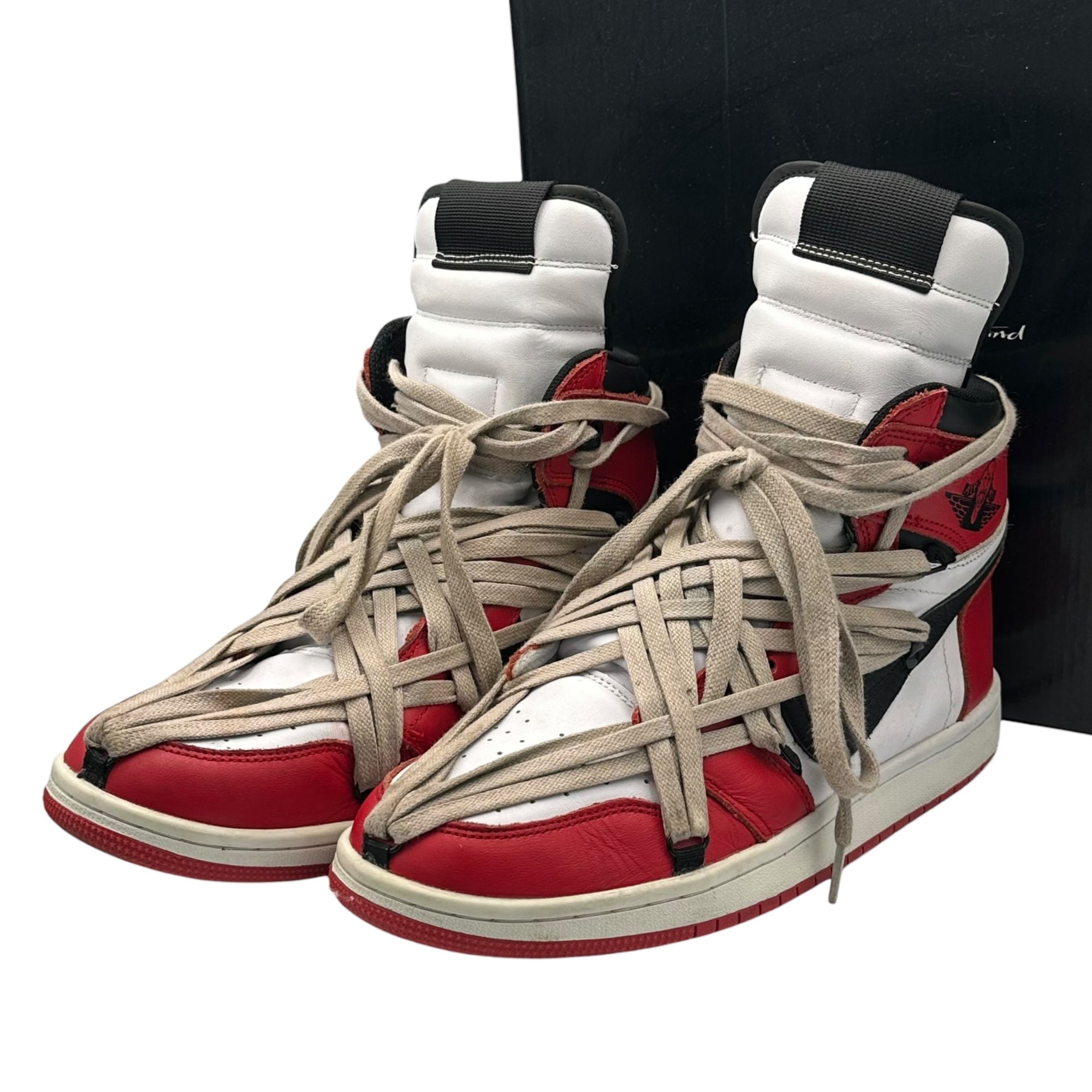 VOGAL STAND(ヴォ―ガルスタンド) VOGAL 1's ハイカット スニーカー 31735-00 10(28cm) ホワイト×レッド
