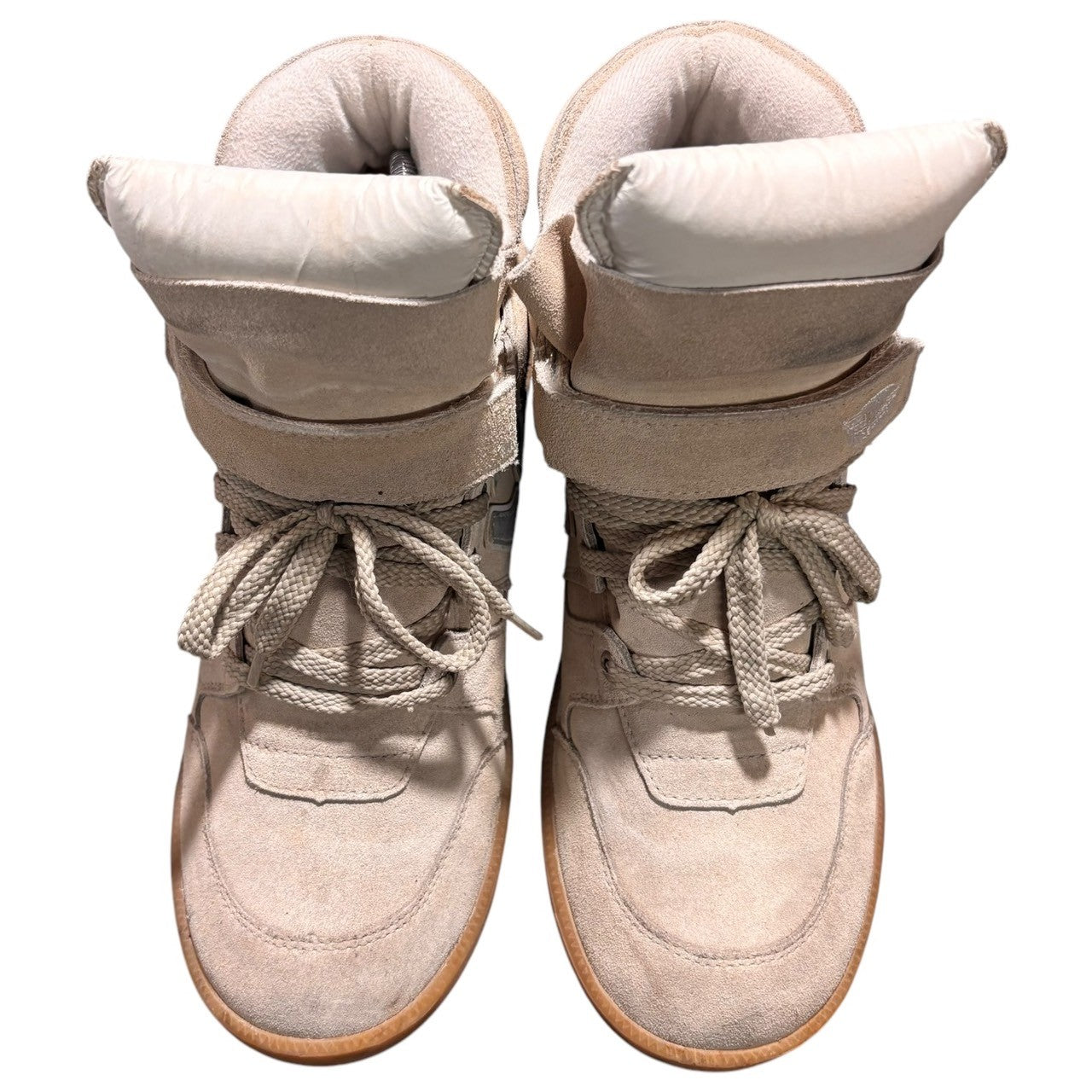 Sangacio(サンガッチョ) にゅ ブーツ 「GRAY」 27cm ベージュ ハイカット スニーカー