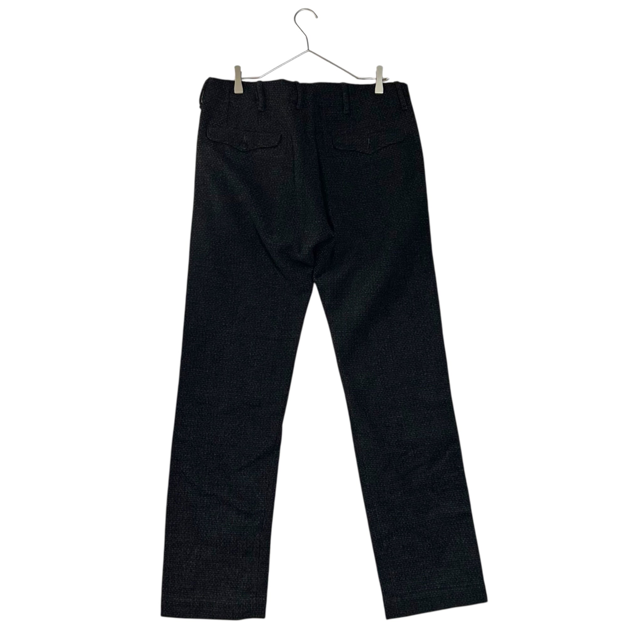 RRL(ダブルアールエル) Vintage-Washed Patchwork Wool Pants ヴィンテージ加工 パッチワーク ウール パンツ 32 チャコールグレー