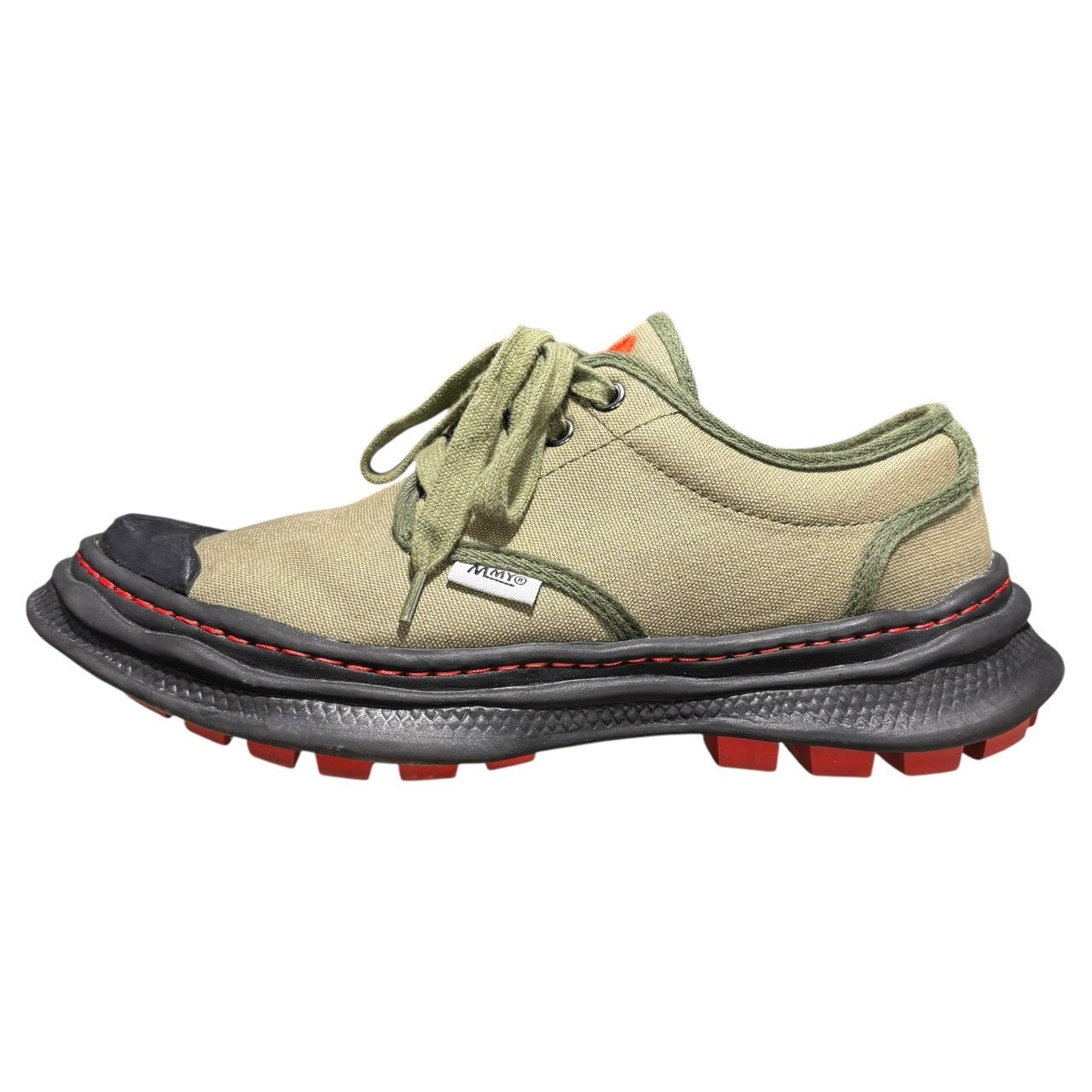 Maison MIHARA YASUHIRO×NIGEL CABOURN(メゾンミハラヤスヒロ×ナイジェルケーボン) COMBAT SHOES コンバット スニーカー C04FW704 42(26.5cm~27cm程度) オリーブ ローカット スニーカー