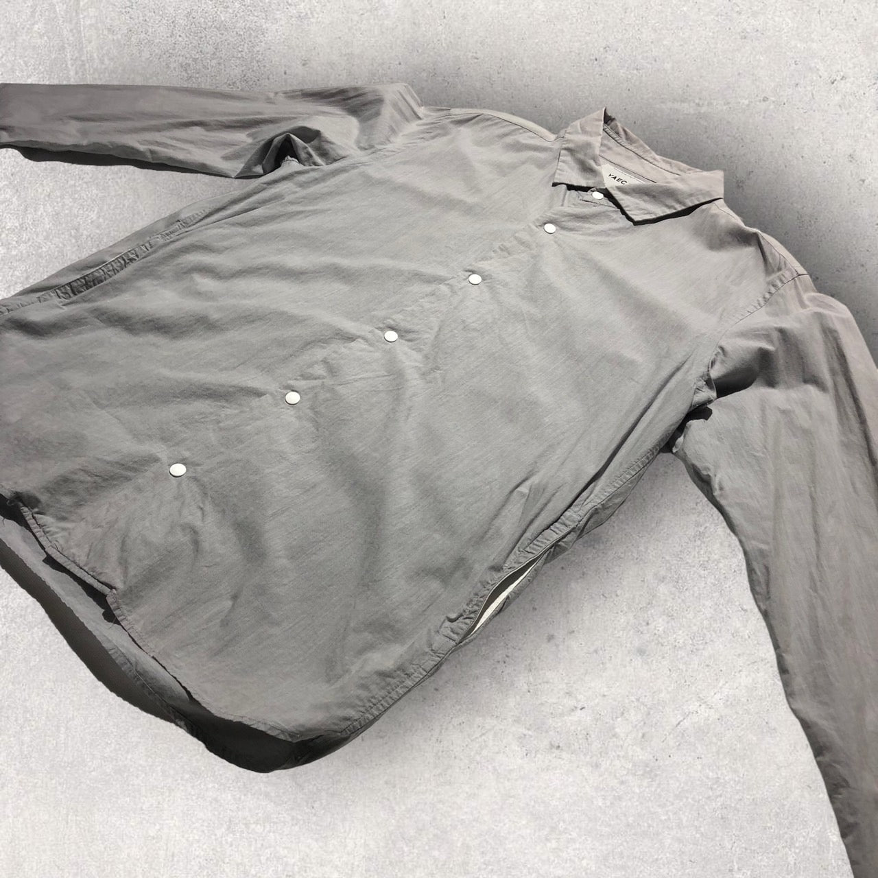 YAECA(ヤエカ) COMFORT SHIRT L グレー
