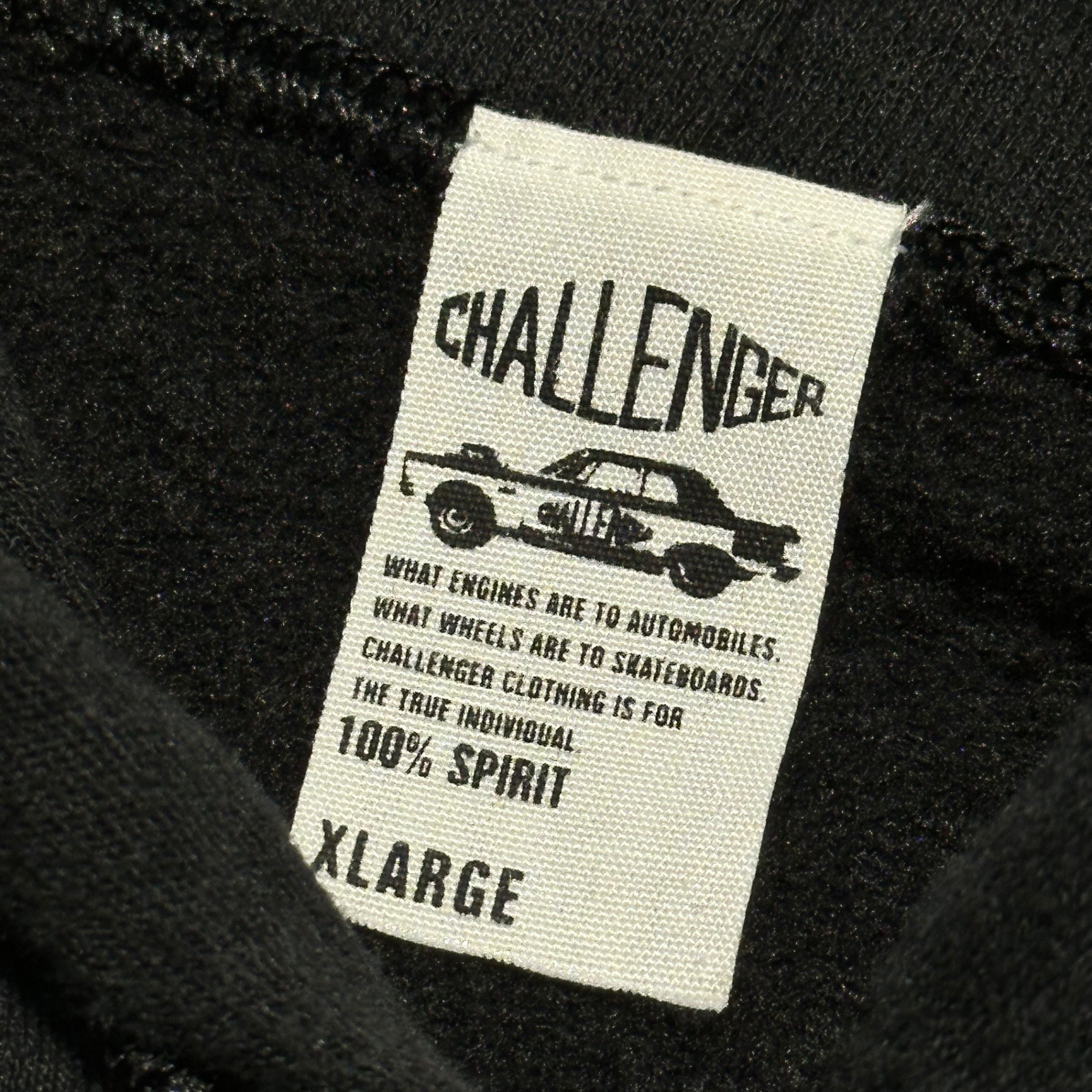 CHALLENGER(チャレンジャー) Zombie Hoodie ゾンビ フーディ XL ブラック プルオーバー パーカー