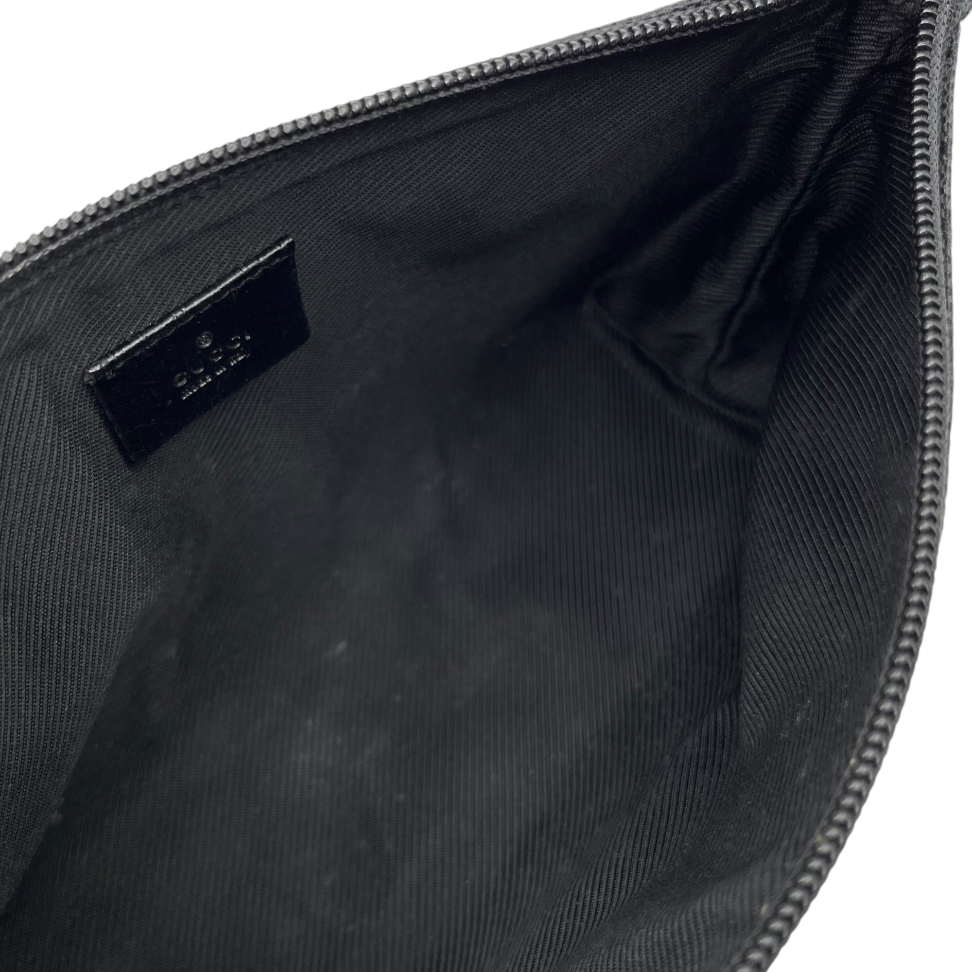 GUCCI(グッチ) GG canvas logo pouch GG キャンバス ロゴ ポーチ 115238 200047 ブラック ケース 化粧ポーチ