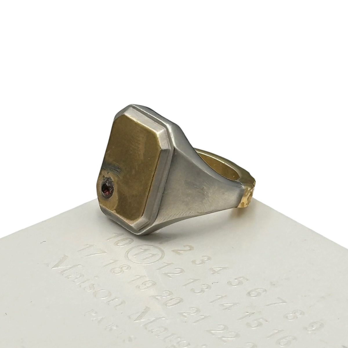 MAISON MARGIELA(メゾンマルジェラ) 22AW SQUARE CHEVALIER RING 