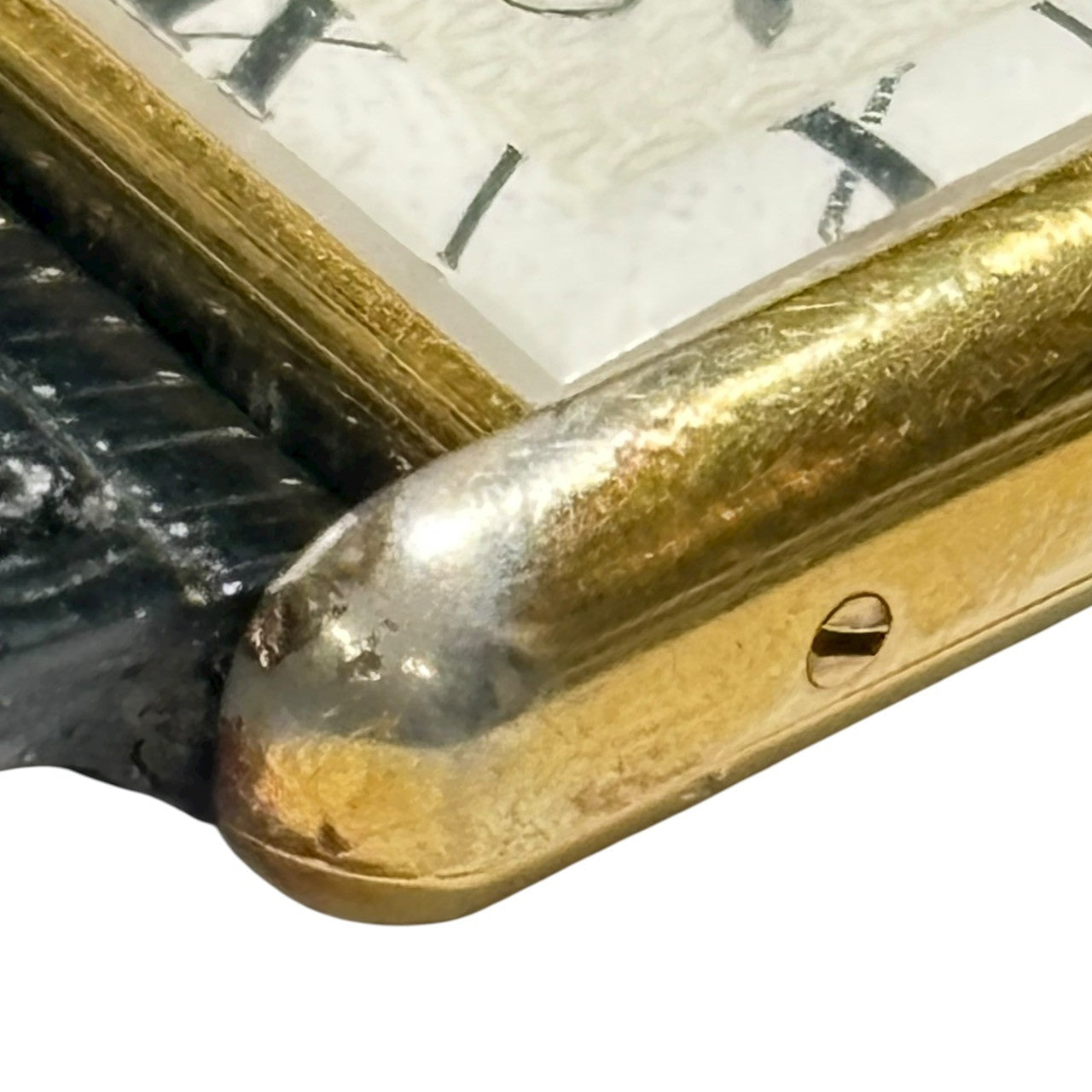 Cartier(カルティエ) 1996~1998's Vintage Must Tank LM ヴィンテージ マスト タンク LM 腕時計 Ref.1615 LM(23x30mm) ホワイト×ゴールド 90年代 90's CC13**** クオーツ