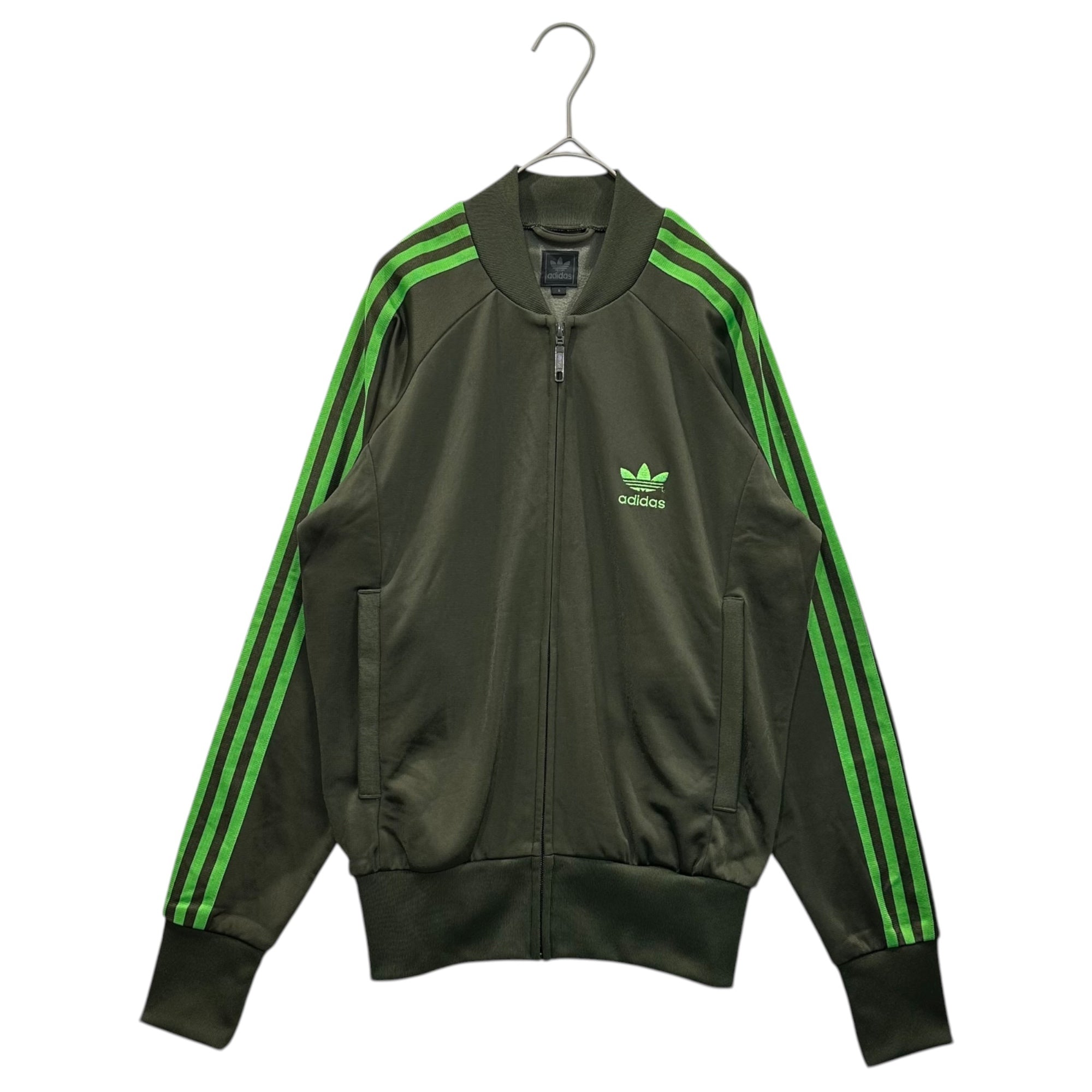 adidas(アディダス) 00's track jacket トラック ジャケット 777454 S グリーン×カーキ 国旗タグ ブルゾン