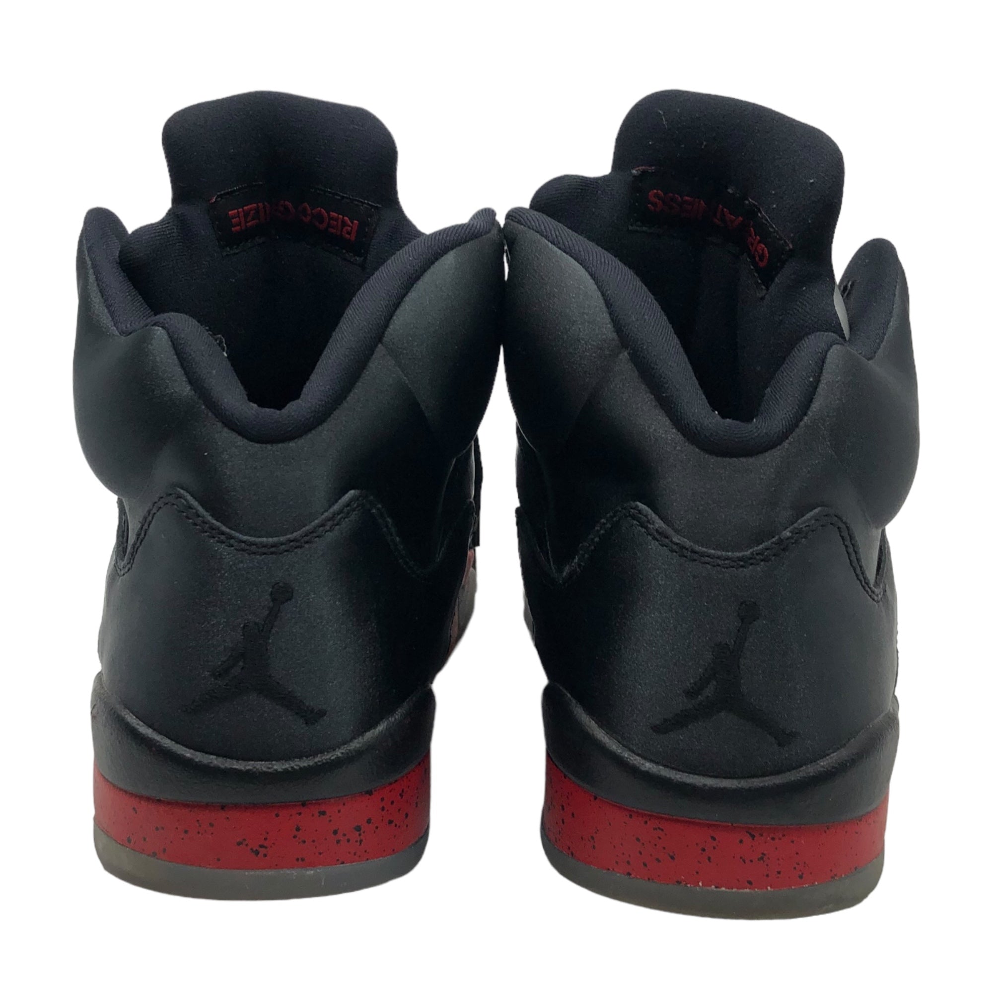 NIKE(ナイキ) Air Jordan 5 Satin "Bred" エアジョーダン 5 サテン ブレッド 136027-006 8(26cm) ブラック×レッド セメント