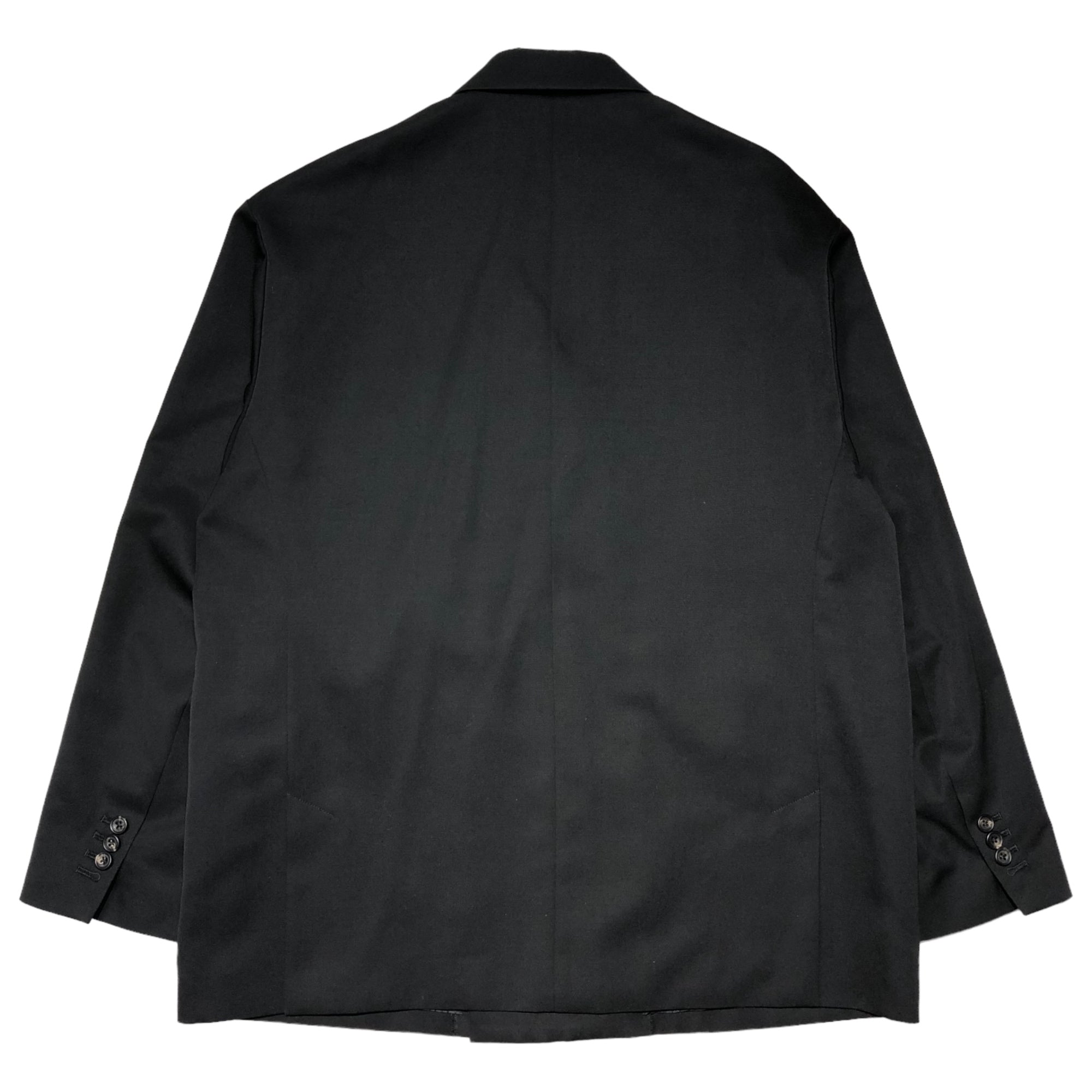 stein(シュタイン) 23AW OVERSIZED DOUBLE BREASTED JACKET オーバーサイズド ダブルブレスト ジャケット ST.641 S ブラック 参考定価86,900円(税込)
