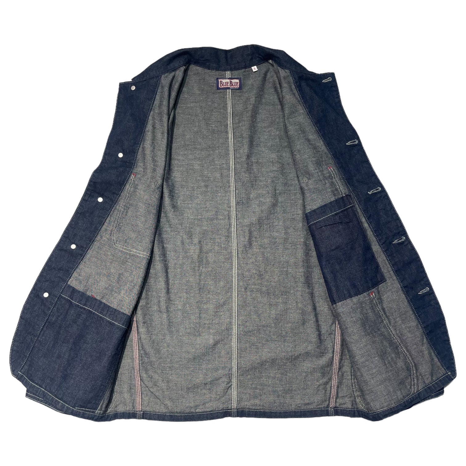 BLUE BLUE(ブルーブルー) denim coveralls デニム カバーオール 700059-993 2 インディゴ ジャケット