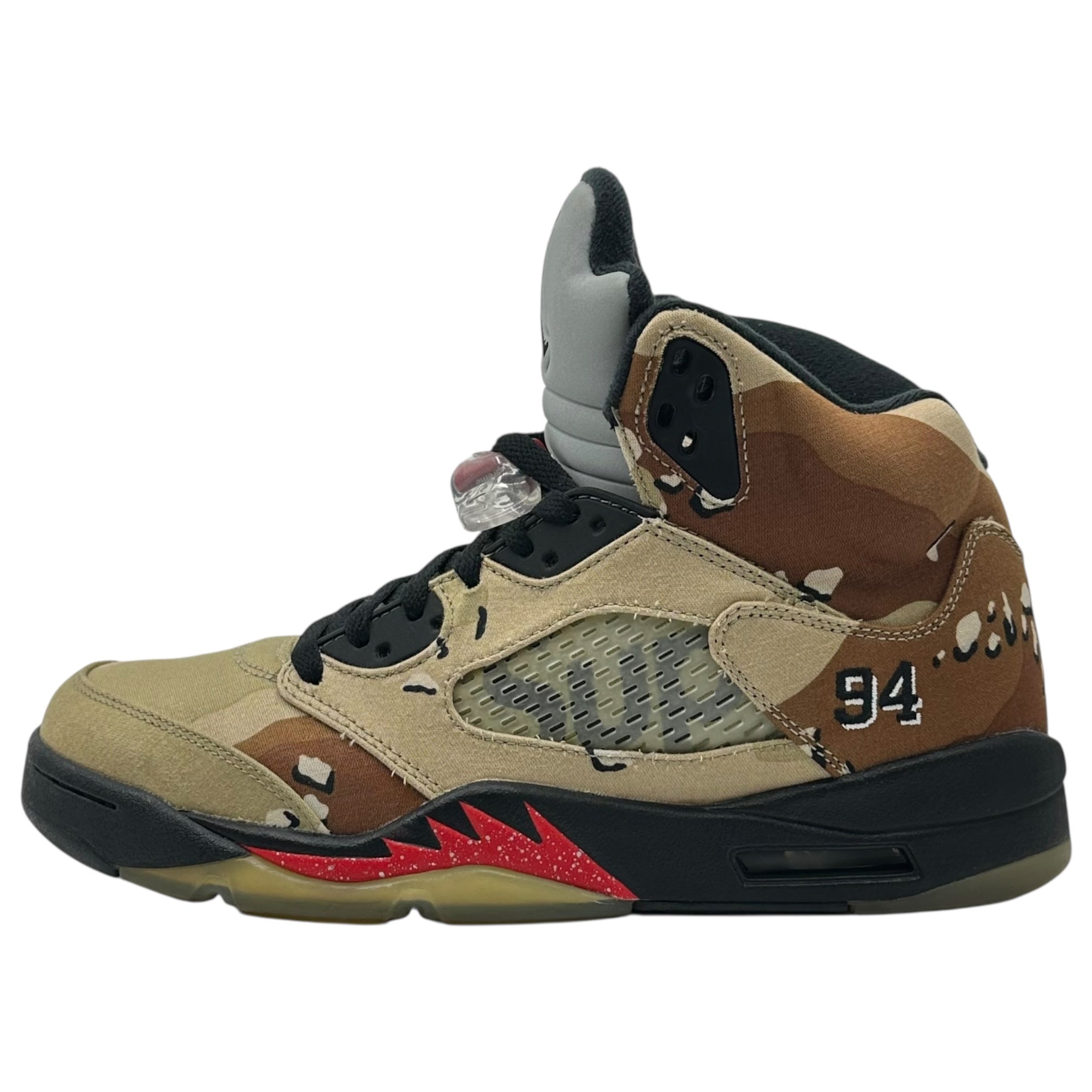NIKE×SUPREME(ナイキ×シュプリーム) Air Jordan 5 Retro "Desert Camo" エア ジョーダン 5 デザートカモ 824371-201 27cm ベージュ スニーカー コラボ
