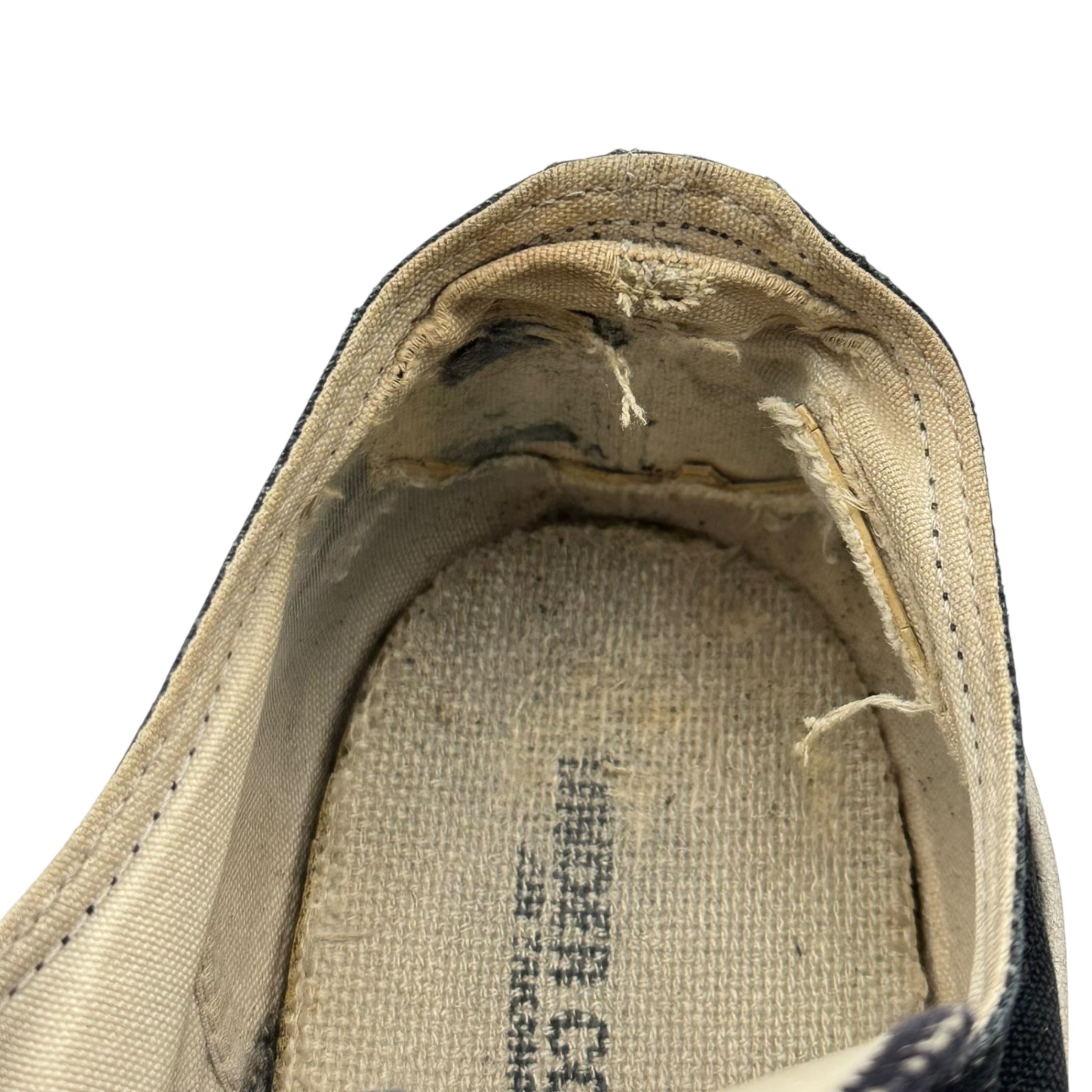 UNDERCOVER(アンダーカバー) 96AW WIRE Period Toe-Painted All Star Type Low-Cut Sneakers ワイヤー期 つま先塗装 オールスター タイプ ローカットスニーカー L(27.5~28.0cm程度) ブラック×ホワイト×レッド 1996年 初期アイテム 稀少 AS型