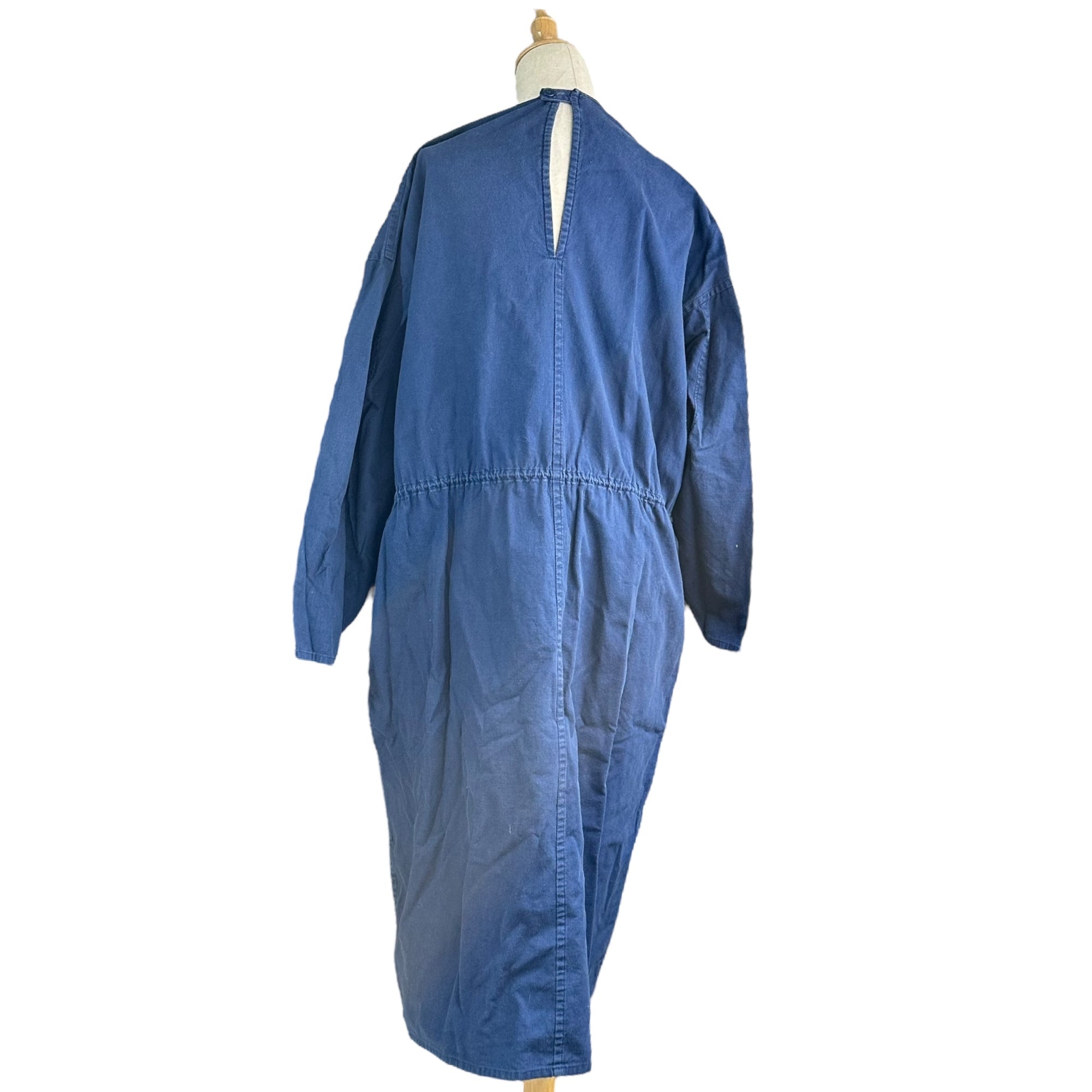 Y's(ワイズ) 80's L/S Cotton Hospital Dress 80年代 長袖 コットン ホスピタル ワンピース FREE ブルー