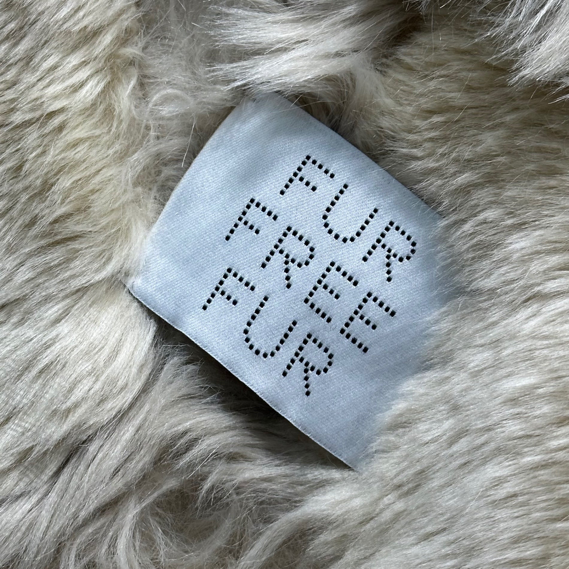 STELLA McCARTNEY(ステラマッカートニー) 18AW Faux Fur Long Vest フェイクファー ロング ベスト UP56 2018 01372 36(S程度) アイボリー エコファー