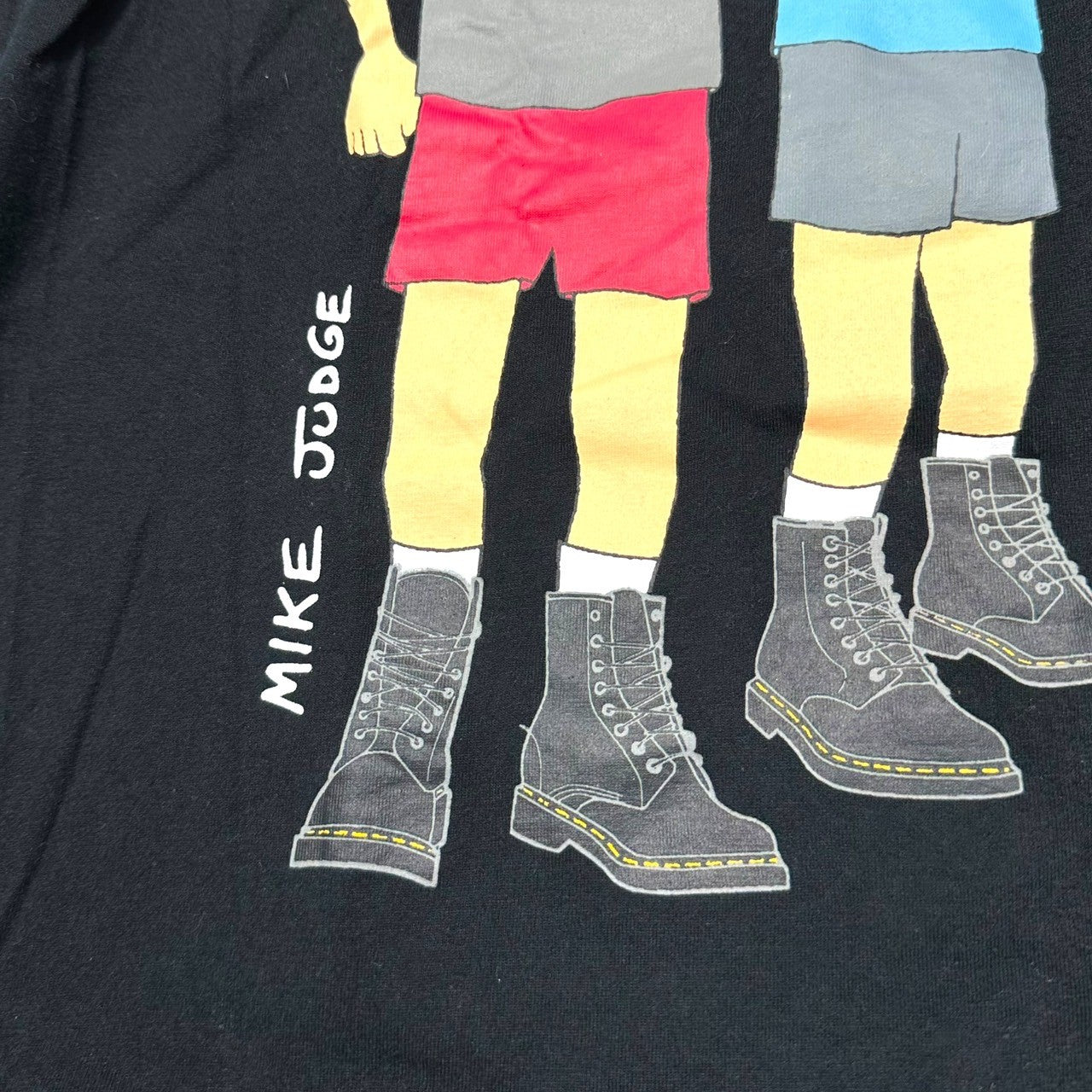 DR.MARTENS×Beavis & Butthead(ドクターマーチン×ビーバスアンドバットヘッド) 2017 MIKE JUDGE Collaboration T-shirt コラボ プリント Tシャツ S ブラック