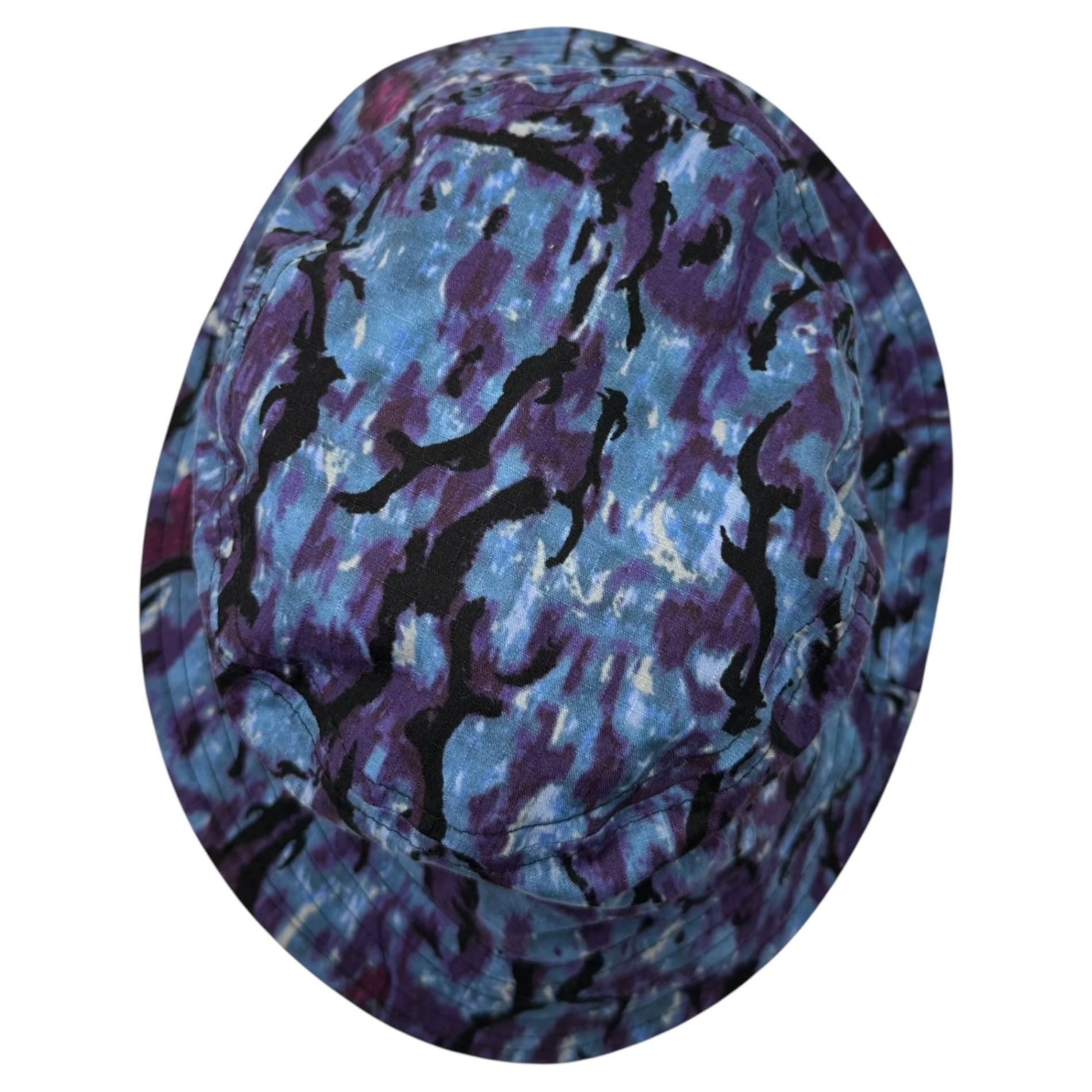 South2 West8 S2W8(サウス2ウエスト8) Bucket Hat - Cotton Ripstop / Printed - Horn Camo バケット ハット コットンリップストップ MR676 M ブルー×パープル 帽子
