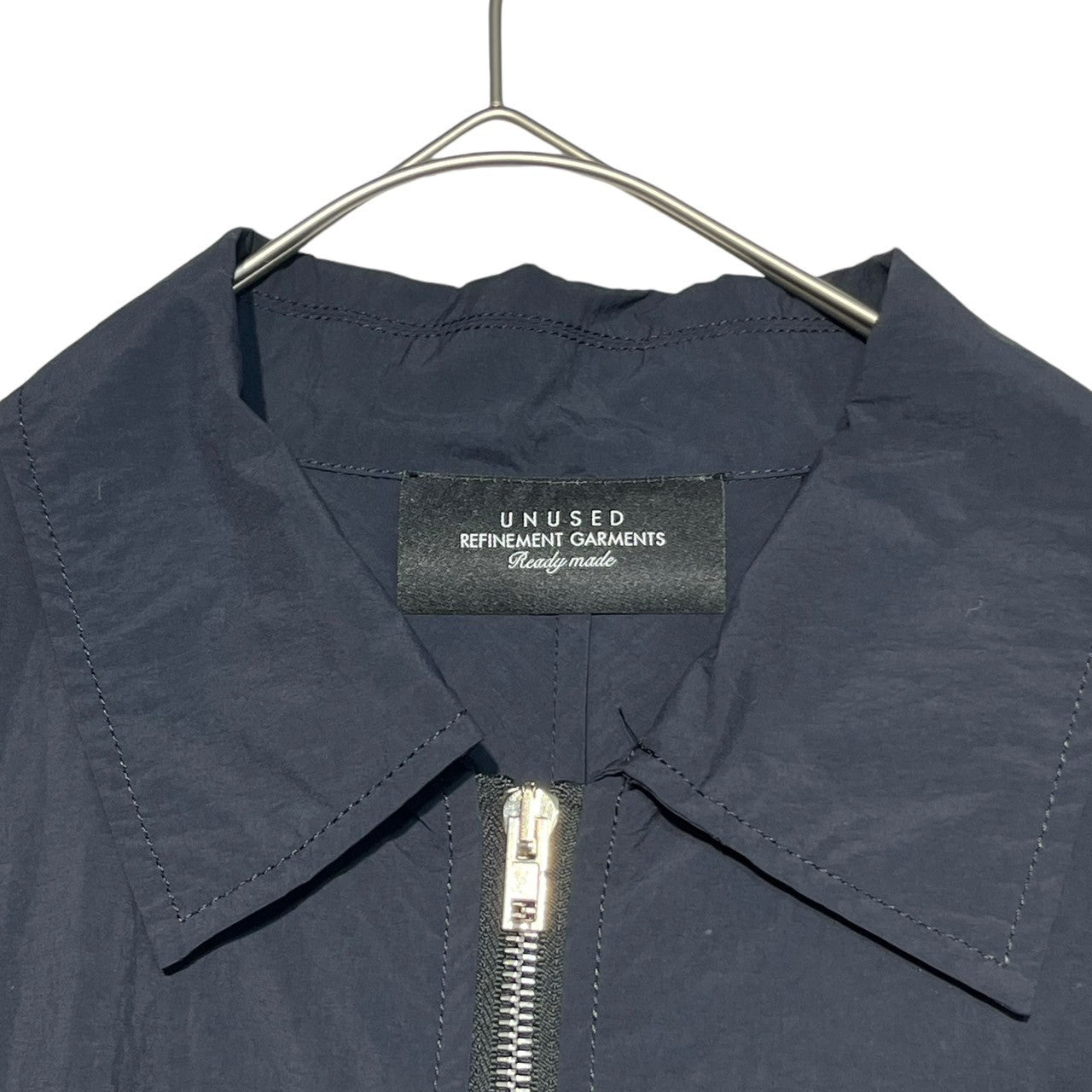 UNUSED(アンユーズド) Drizzler jacket ナイロン ドリズラー ジャケット US2173 2 ネイビー スイングトップ ブルゾン