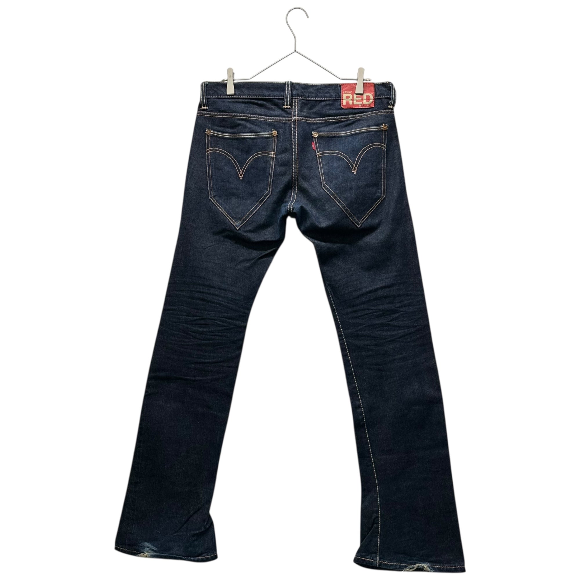 Levi's RED(リーバイスレッド) 00's Skinny Shoe Cut スキニー シューズ カット デニム パンツ 2917 W32 L32 インディゴ フレア