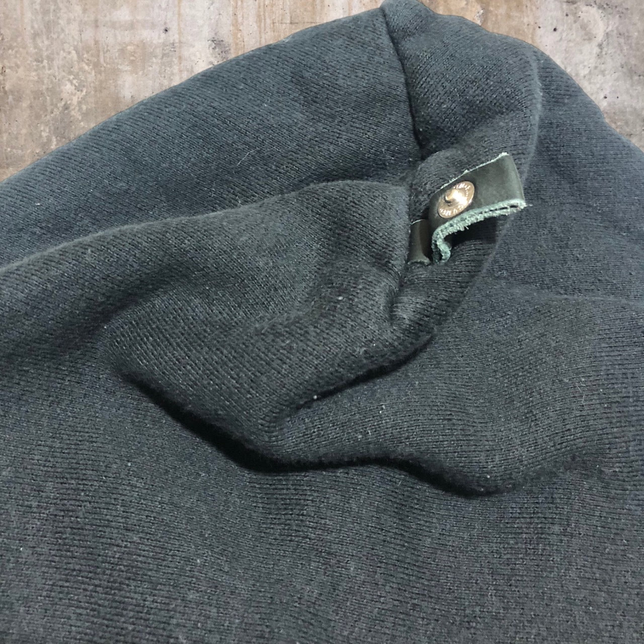 VISVIM(ビズビム/ヴィズヴィム) サイドロゴタグコットンジップパーカー M ブラック