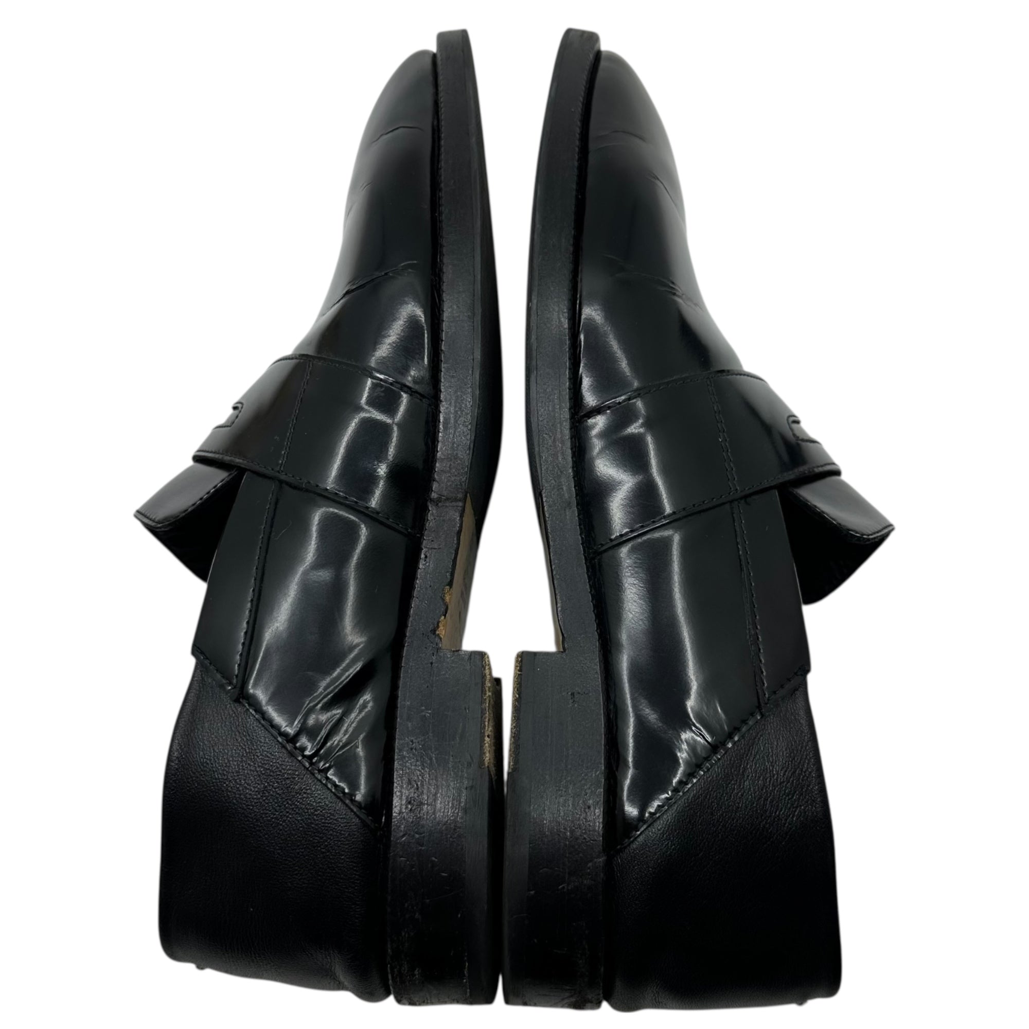 MAISON MARGIELA(メゾンマルジェラ) TABI Loafers - High-Shine Leather 足袋 ローファー 39(24.5~25.0cm程度) ブラック