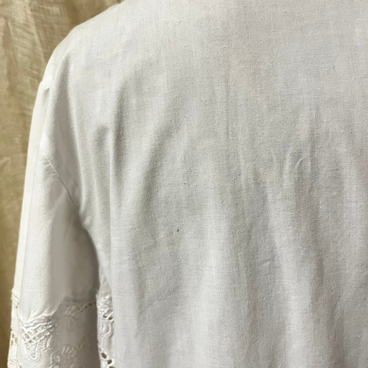 vintage(ヴィンテージ) 80~90's front frill short sleeve blouse フロントフリルショートブラウス 40(M~Lサイズ程度) ホワイト