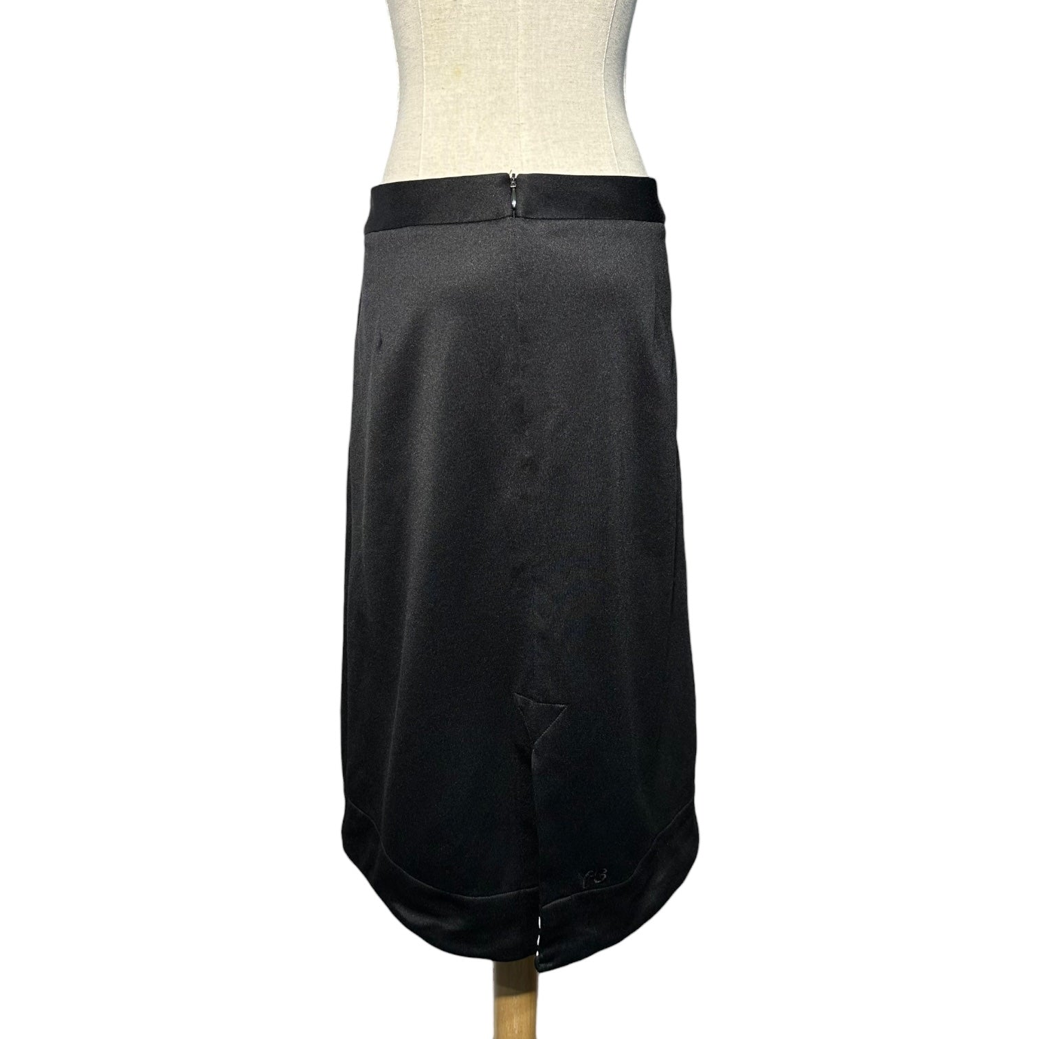 Y-3(ワイスリー) Three-Stripe Truck Skirt 3本ライン トラック スカート M ブラック×ホワイト