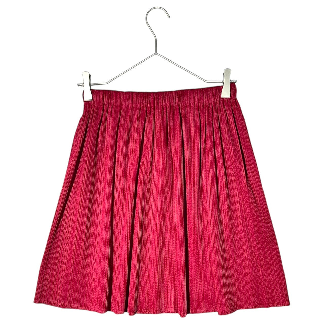 ISSEY MIYAKE(イッセイミヤケ) 03AW Pleated Mini Length Skirt オールド プリーツ ミニ丈 スカート PP33-JG612 S レッド