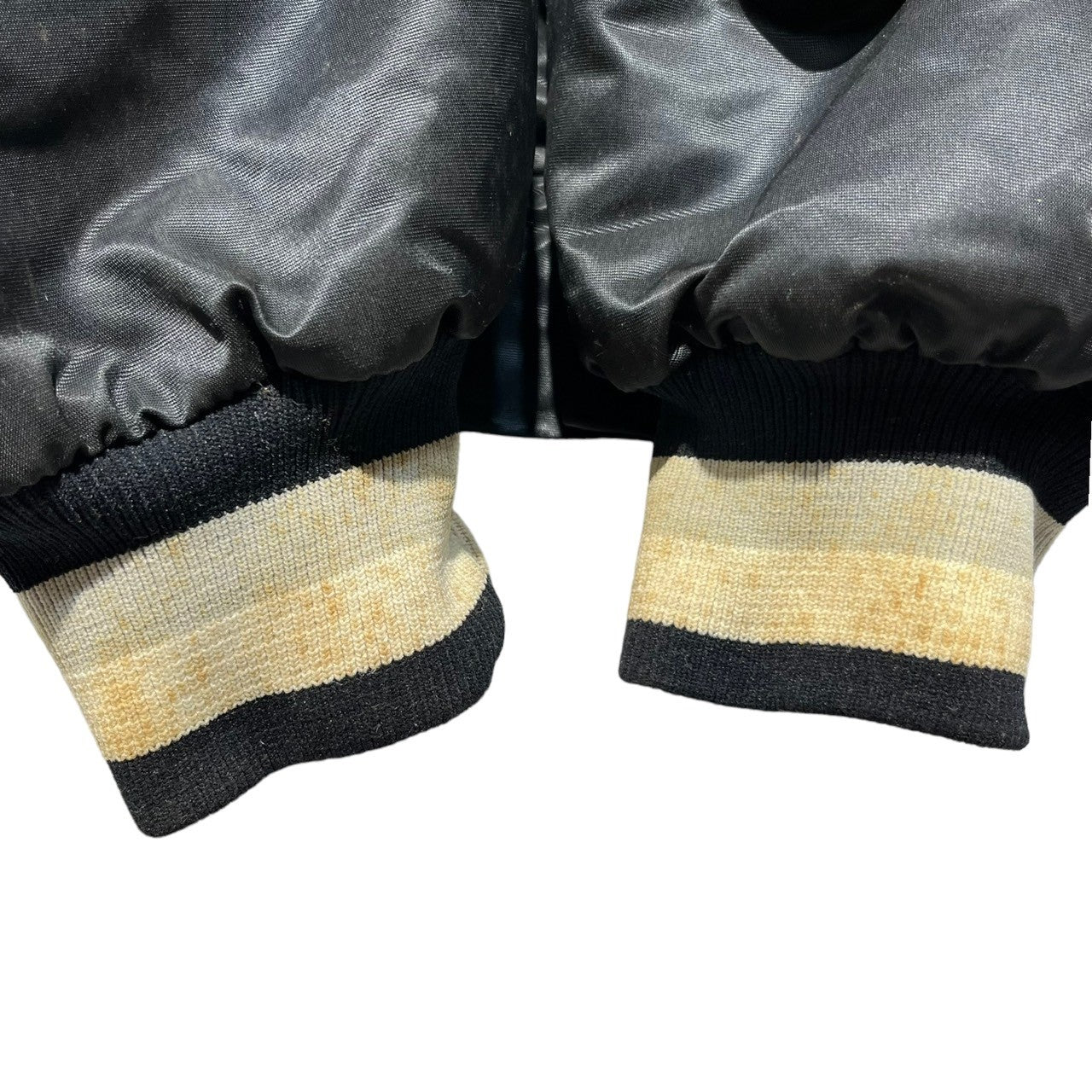 STARTER(スターター) white sox stadium jacket ホワイトソックス スタジャン L ブラック×ホワイト