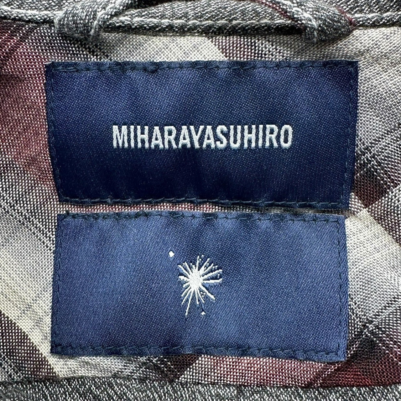 Maison MIHARA YASUHIRO × ENGINEERED GARMENTS(メゾンミハラヤスヒロ × エンジニアードガーメンツ) Gilet layered style L/S work shirt ジレ レイヤード スタイル 長袖 ワークシャツ 61423169 44(XS程度) グレー