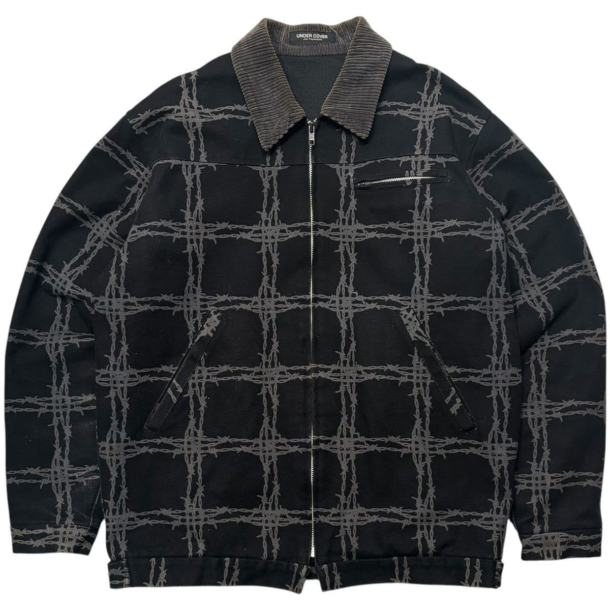 UNDERCOVER(アンダーカバー) 96AW WIRE Period Barbed Wire Print Duck 
