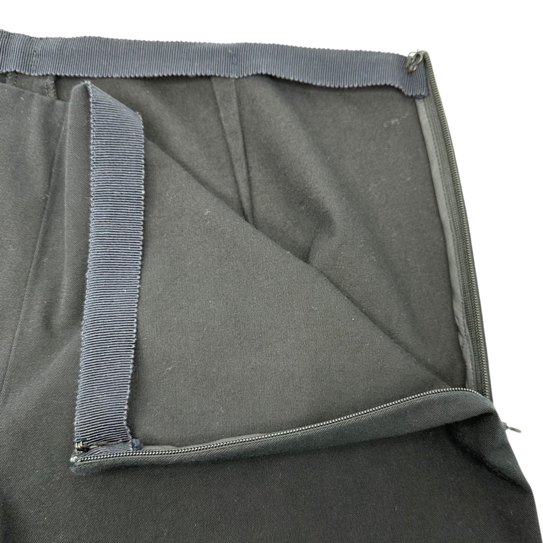 JIL SANDER(ジルサンダー) Cotton/poly straight slacks コットン・ポリ ストレート スラックス JDX200A JK033 34(XS程度) ブラック