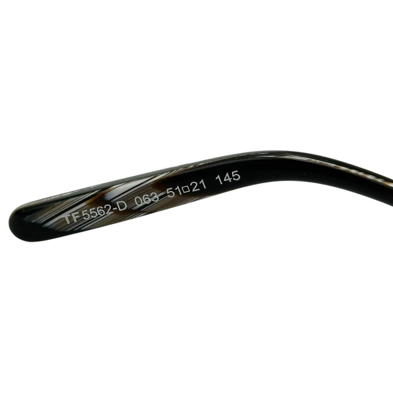 TOM FORD(トムフォード) wellington shape sunglasses ウエリントン シェイプ サングラス クリアレンズ TF5562-D 51□21-145 ブラウン×ブラック×ゴールド メガネ 眼鏡