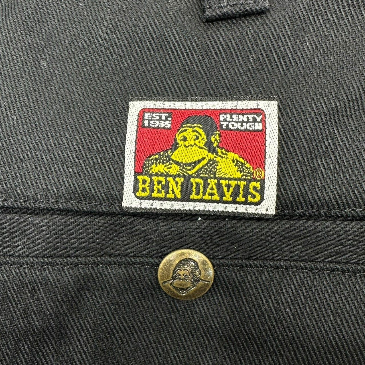 BEN DAVIS(ベンデイビス) 90's USA made THE ORIGINAL BENS PANTS ワーク パンツ 694 W36 ブラック 90年代 ヴィンテージ 古着