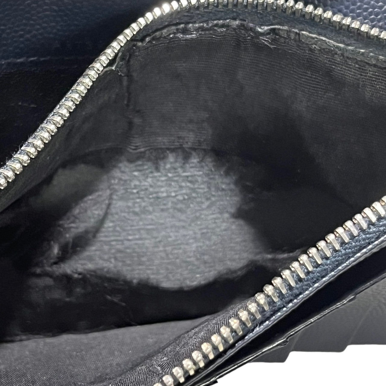 SAINT LAURENT(サンローラン) continental wallet コンチネンタルウォレット 396308 ネイビー 2つ折り財布 長財布