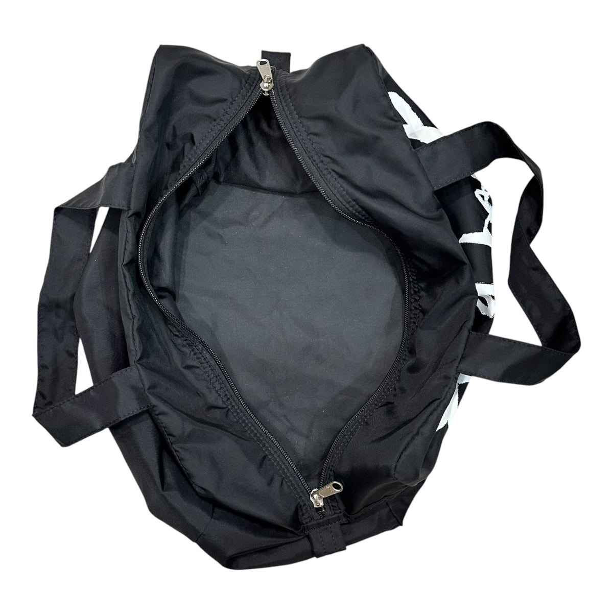 COMME des GARCONS(コムデギャルソン) 2021SS Nylon tote bag with message graphic print メッセージ グラフィック プリント ナイロン トートバッグ OE-K 221 ブラック×ホワイト Believe in a better tomorrow