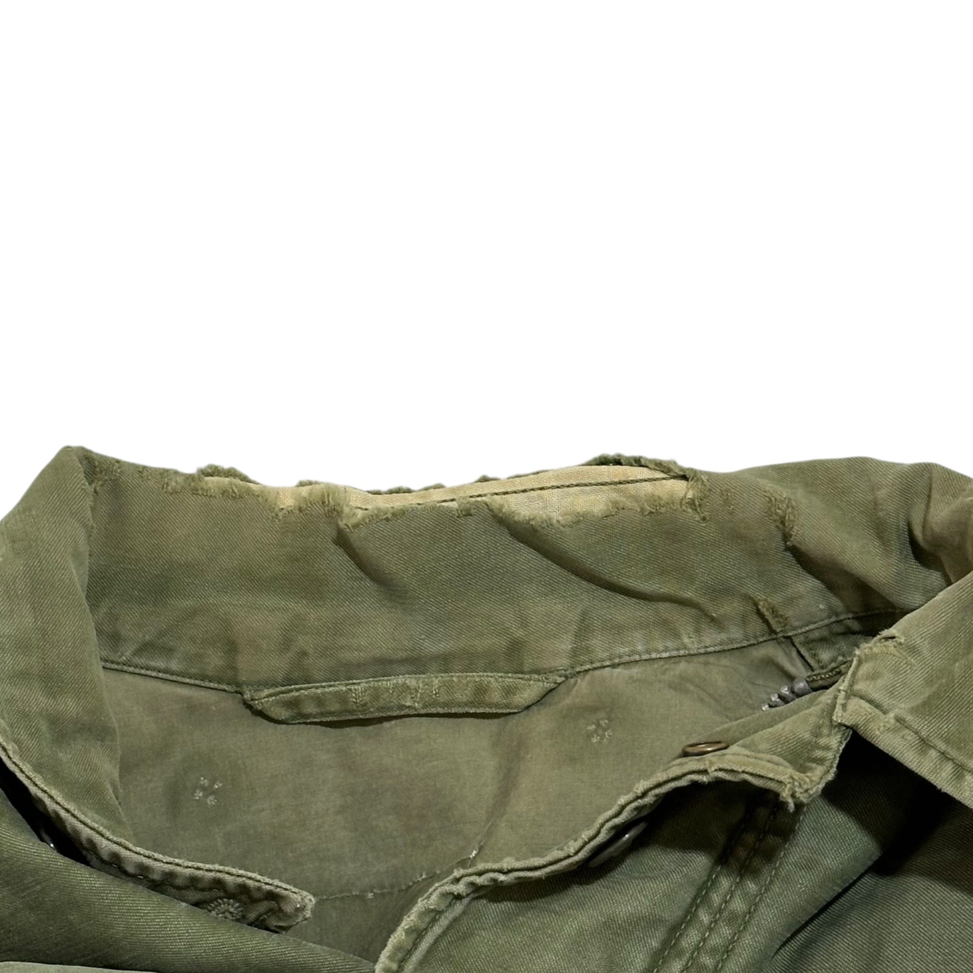 US ARMY(アメリカ軍) 60's M-1951 Field Jacket フィールド ジャケット 表記無(L程度) セージグリーン 60年代 M51 ミリタリー ヴィンテージ CONMER ジップ アルミ
