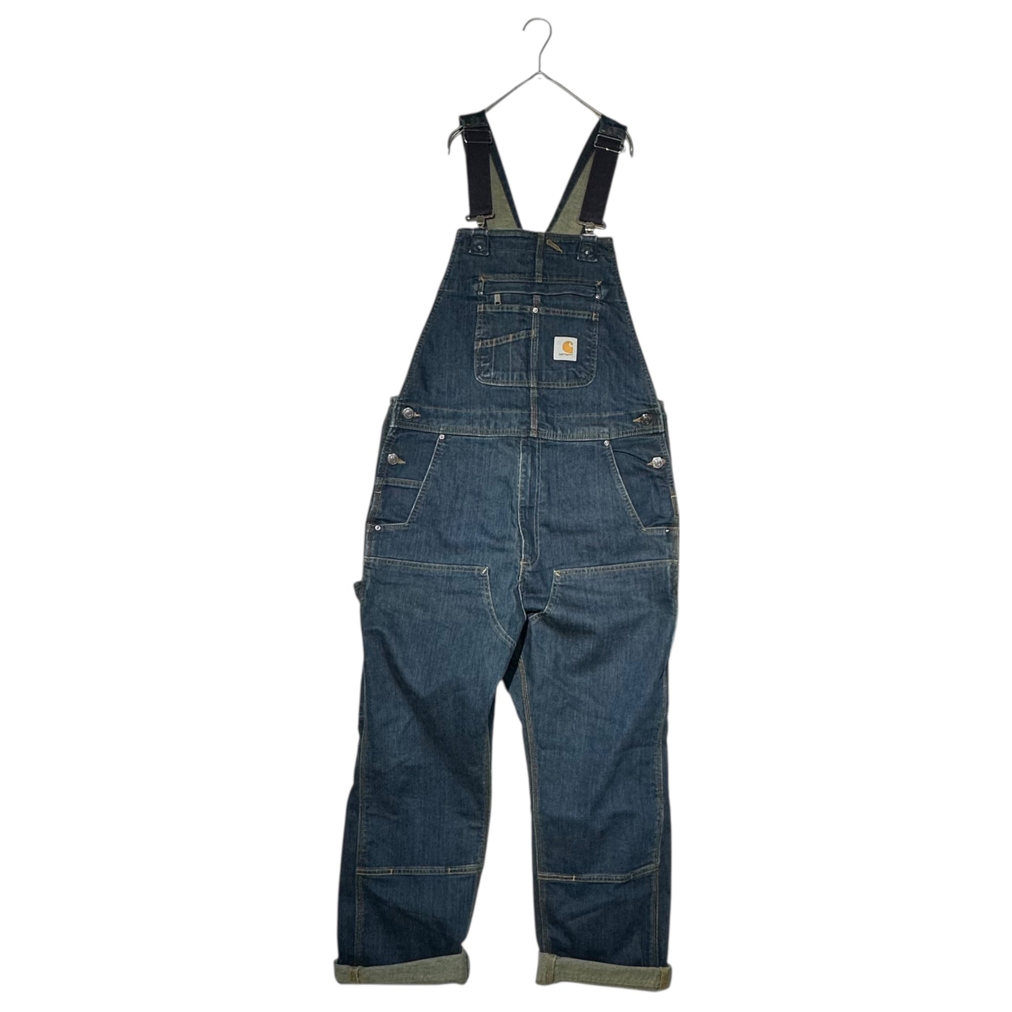 carhartt(カーハート) Double Knee Denim Overalls ダブルニー デニム オーバーオール 103322-498 36×30 インディゴ