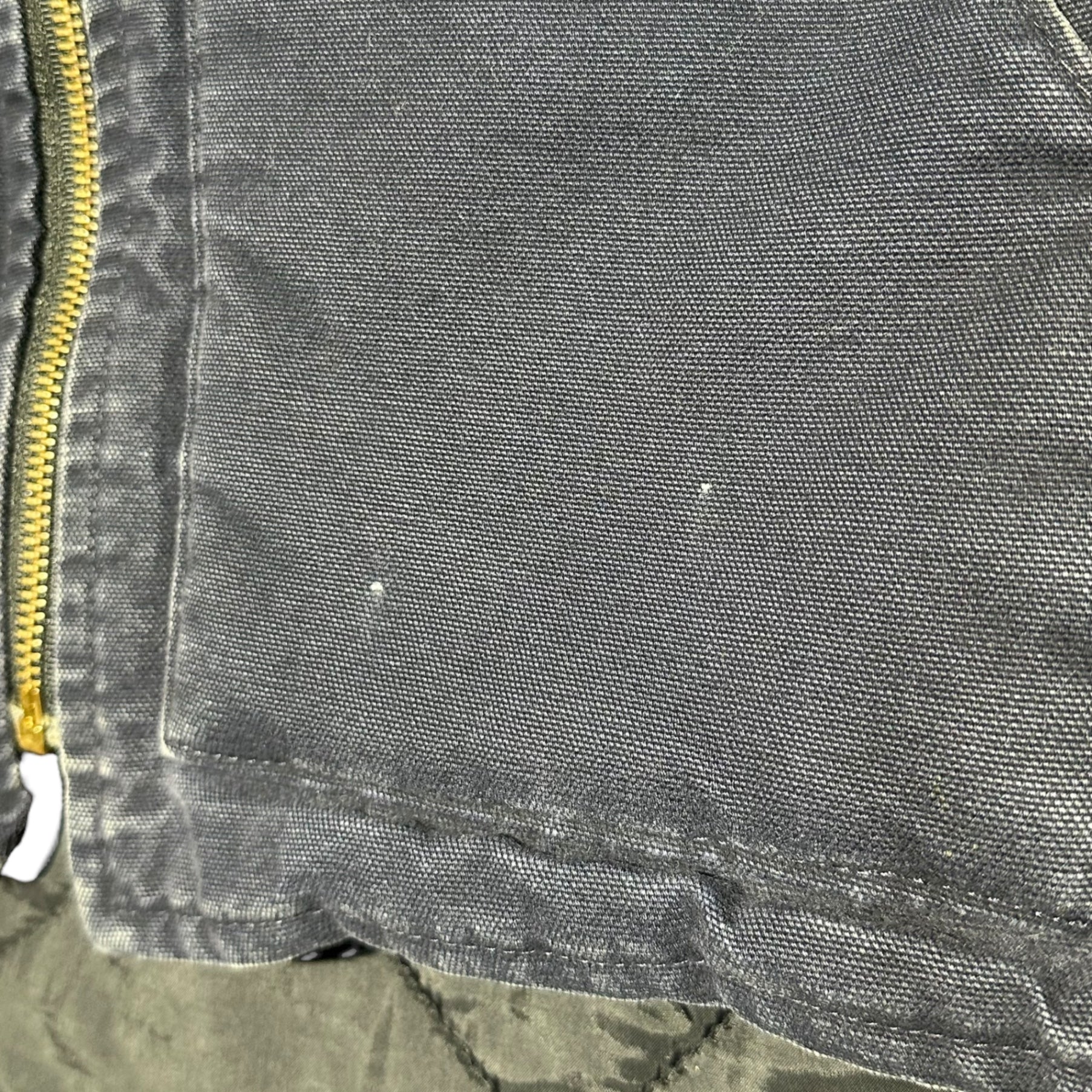 carhartt(カーハート) 00's DUCK VEST V02 MDT ダック地 中綿 ベスト S ネイビー TALL 襟カットリメイク