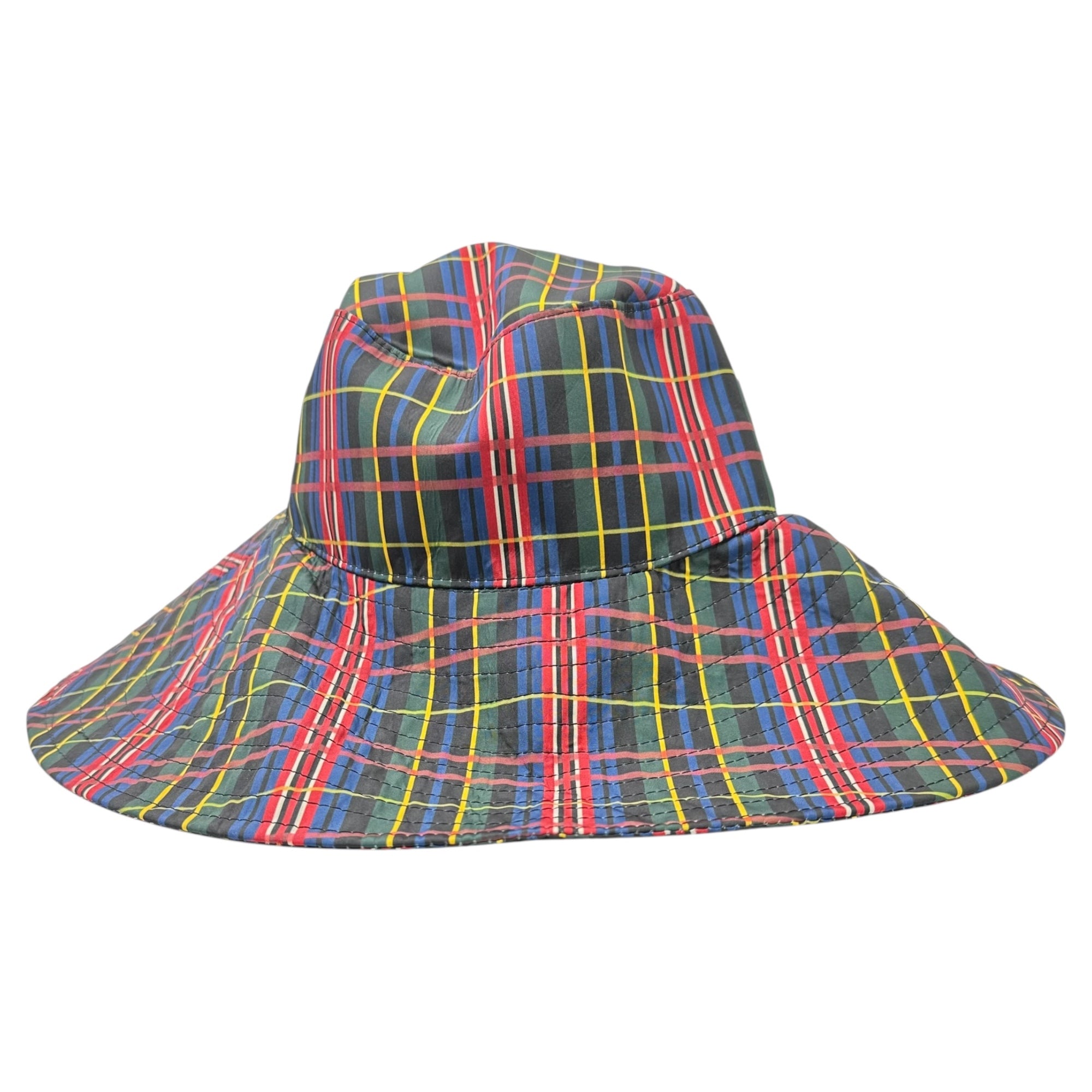 GANNI(ガニー) Logo Check Safari Hat ロゴ チェック サファリ ハット XS/S マルチカラー