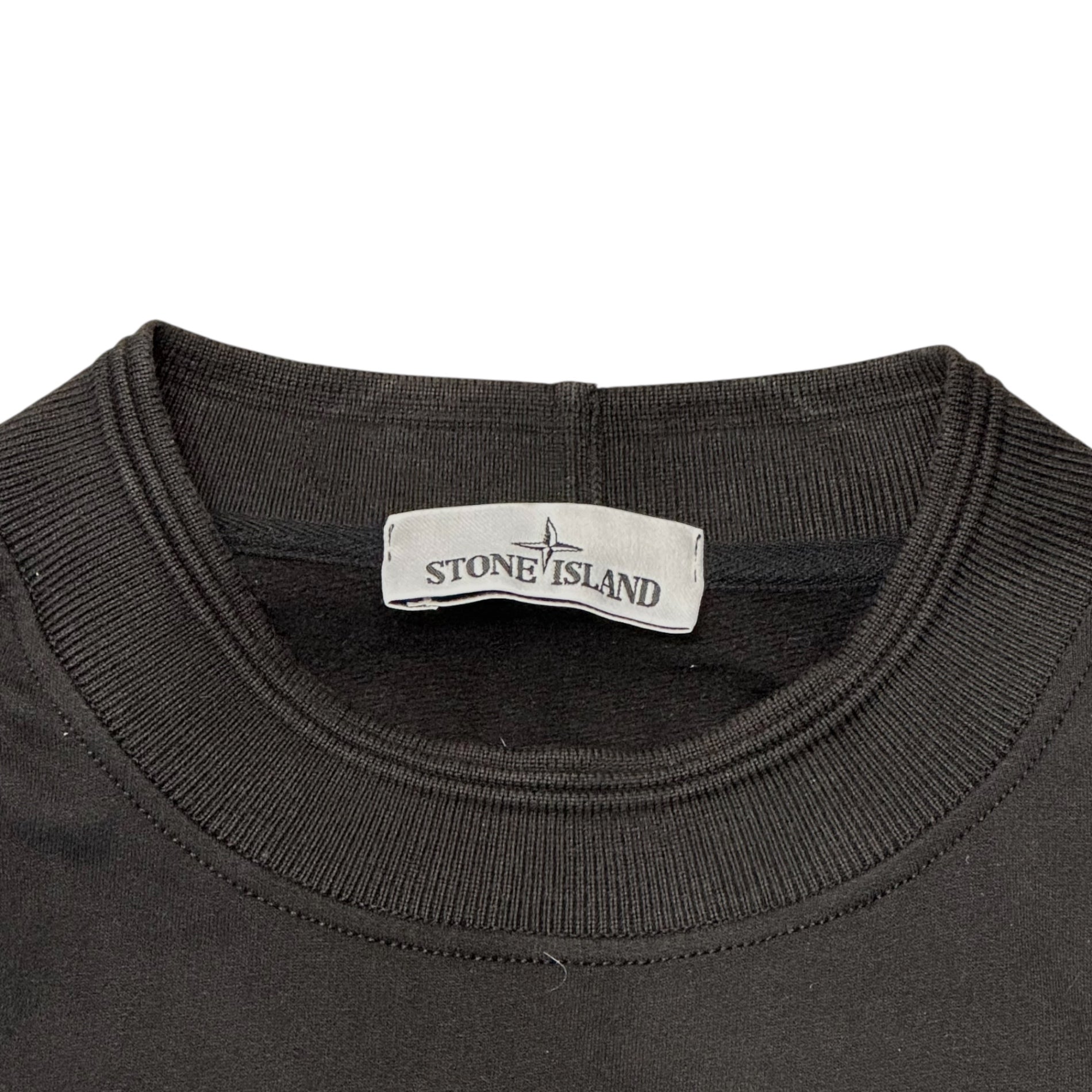 STONE ISLAND(ストーンアイランド) 18AW REFLECTIVE CREW SWEATSHIRT リフレクティブ クルーネック スウェット 691560643 M ブラック