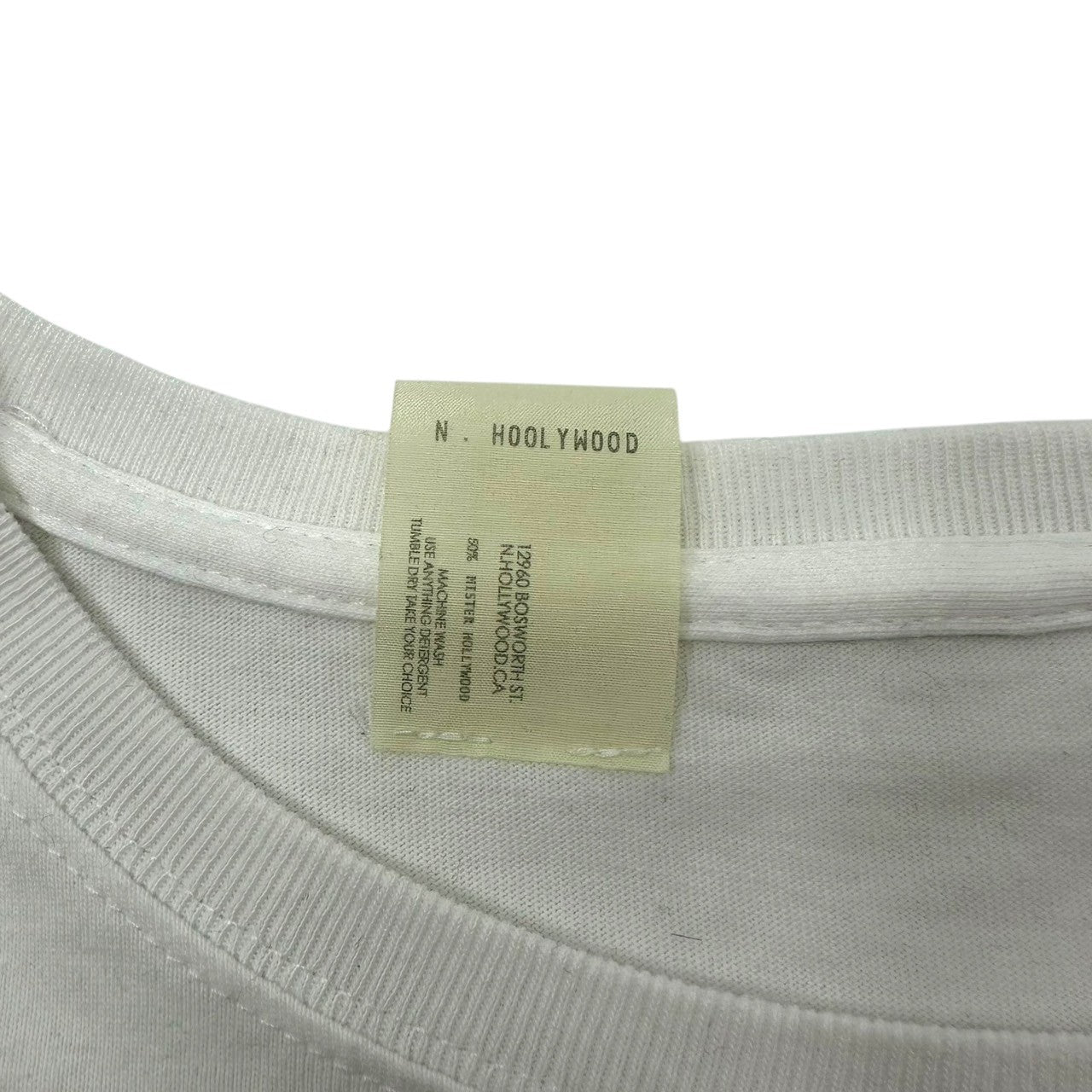 N.HOOLYWOOD(エヌハリウッド ミスターハリウッド) FUJI ROCK T-SHIRT フジロック Tシャツ L ホワイト×ブラック