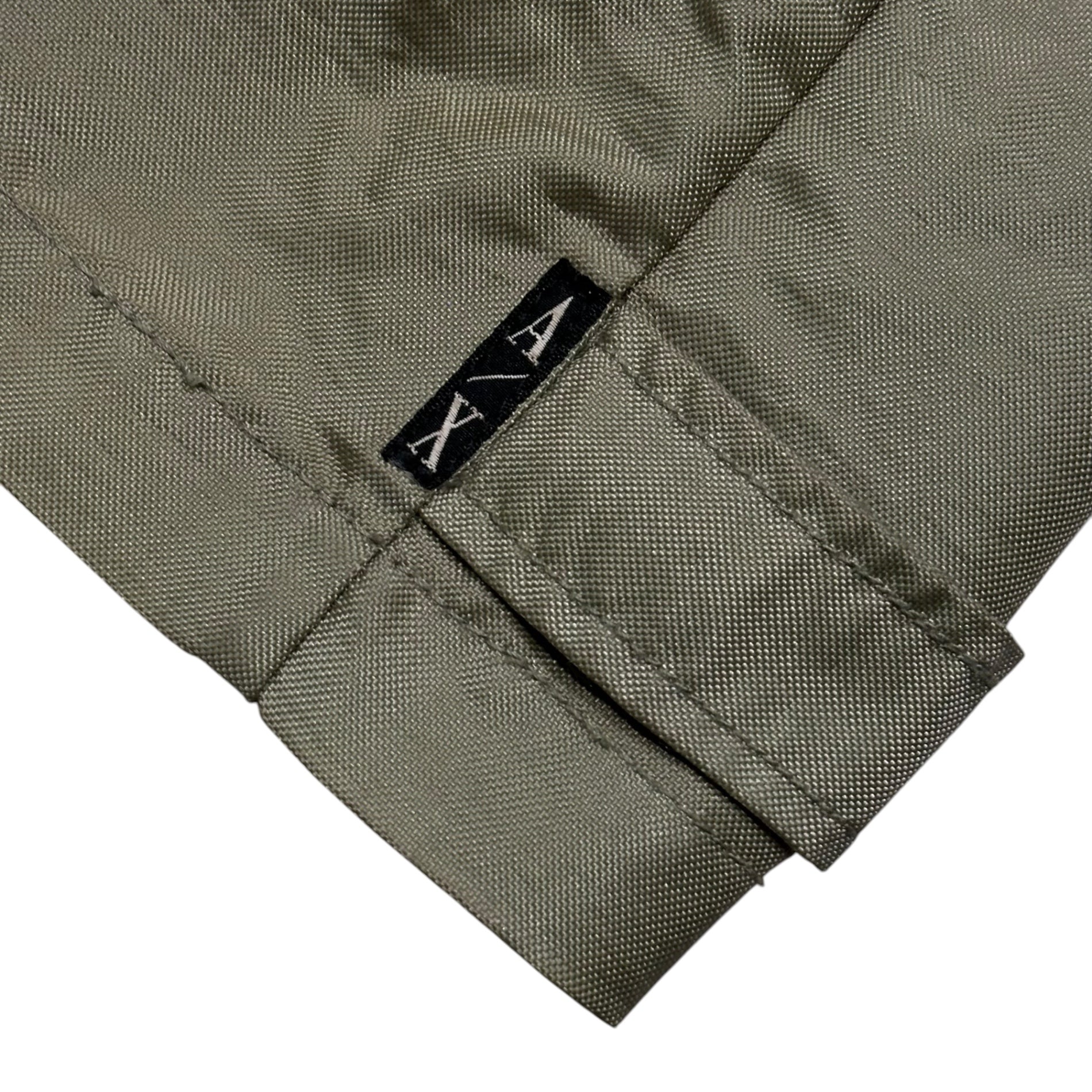 ARMANI EXCHANGE(アルマーニエクスチェンジ) 1990's Nylon Oversized Jacket ナイロン ビッグシルエット ジャケット L カーキ 香港製