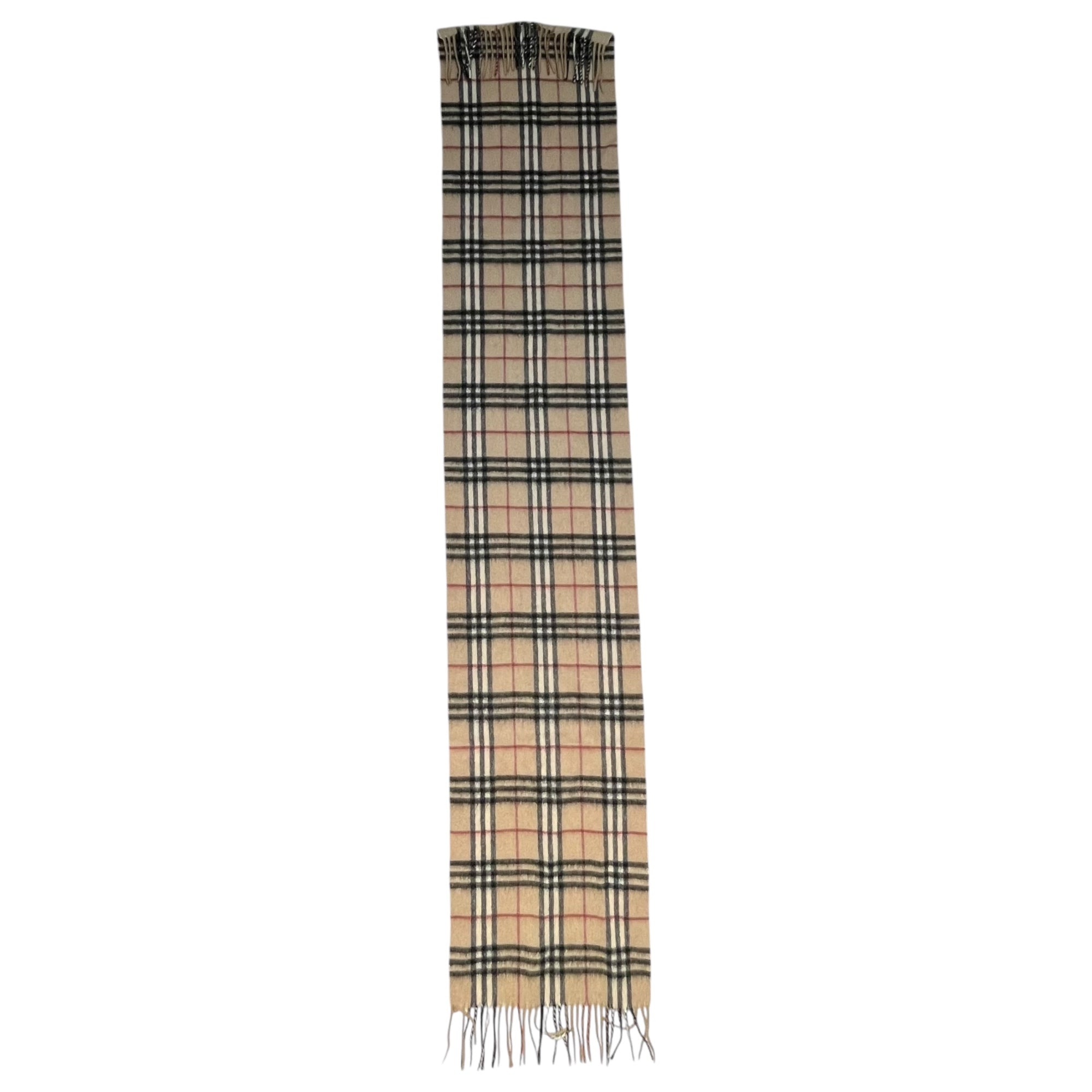 BURBERRY LONDON(バーバリーロンドン) England made Nova check wool muffler ノバチェック ウール マフラー ベージュ イングランド製