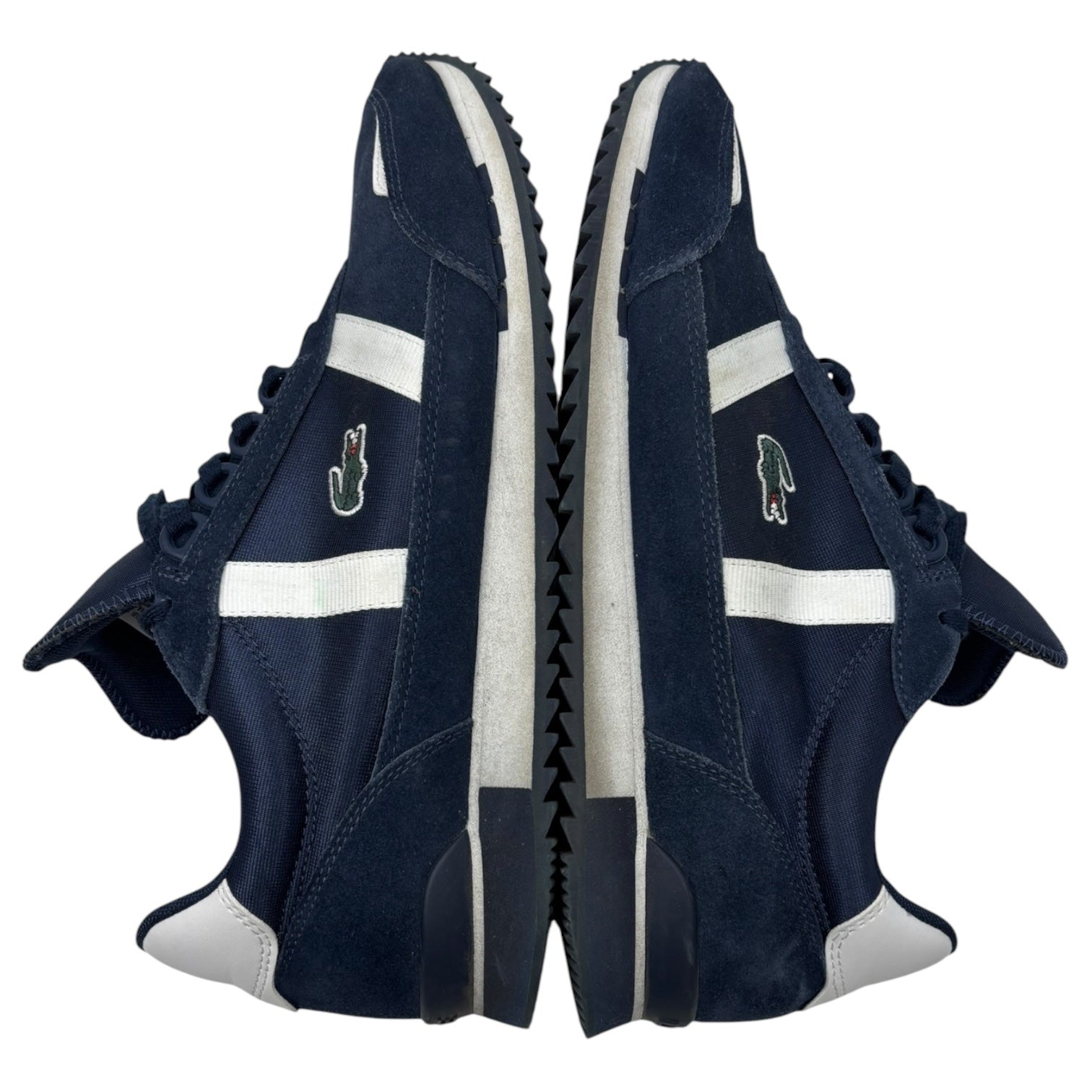 LACOSTE(ラコステ) PARTNER RETRO スウェード 切替 ローカット スニーカー 29249 28.5cm ネイビー