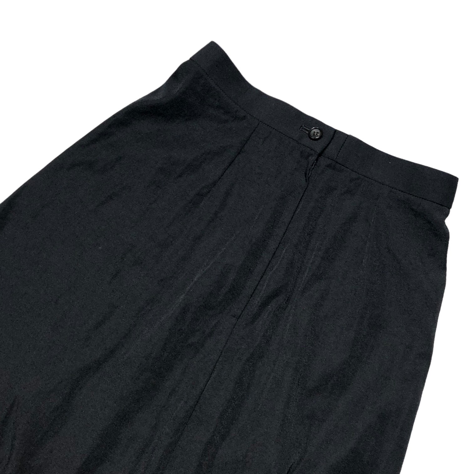 tricot COMME des GARCONS(トリココムデギャルソン) 90's Asymmetric nylon mermaid long skirt アシンメトリー ナイロン マーメード ロング スカート TS-10010S S ブラック AD1995 90年代