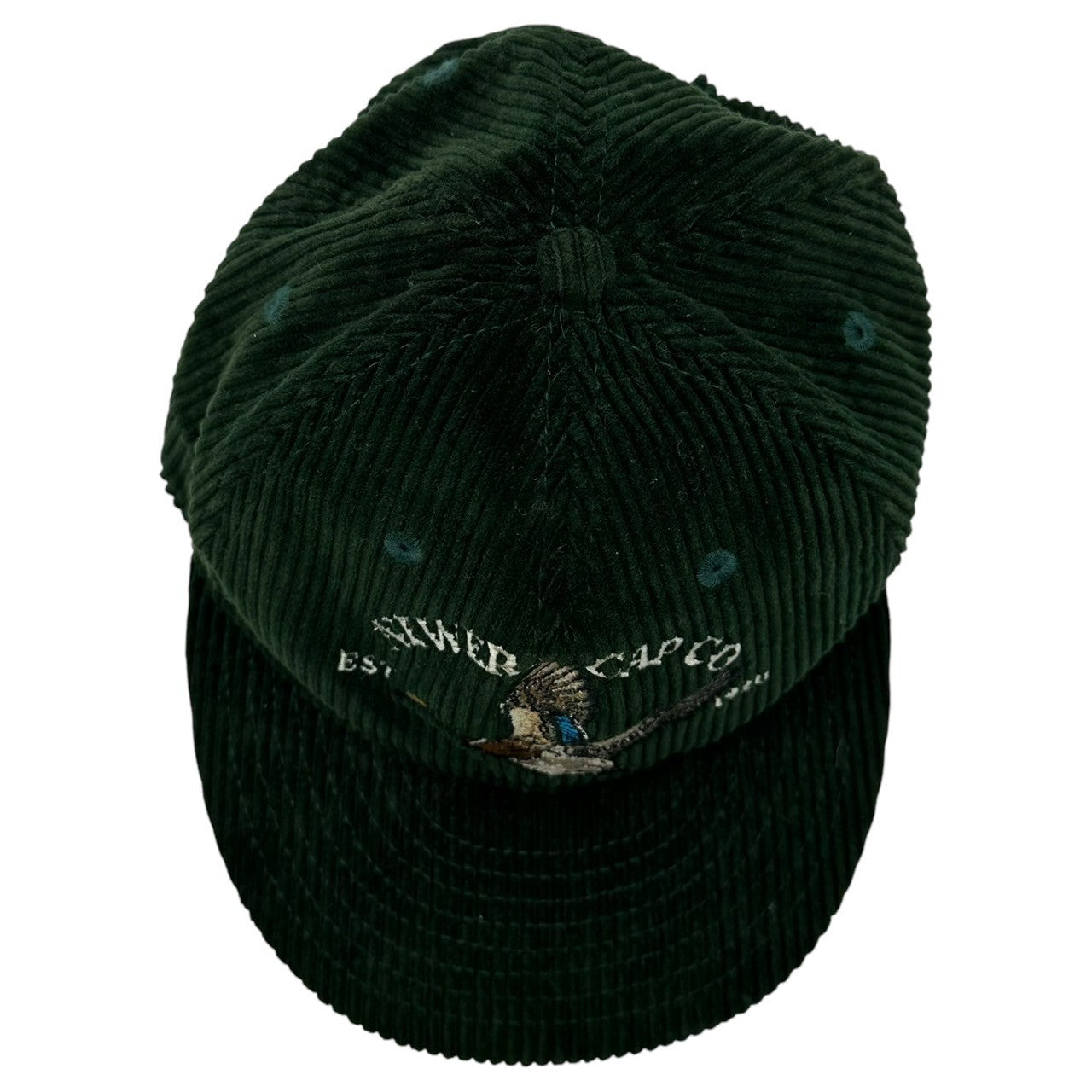 NEW ERA(ニューエラ) CORDUROY IN THE コーデュロイ スナップバック キャップ グリーン ベースボール 刺繍 カモ 動物
