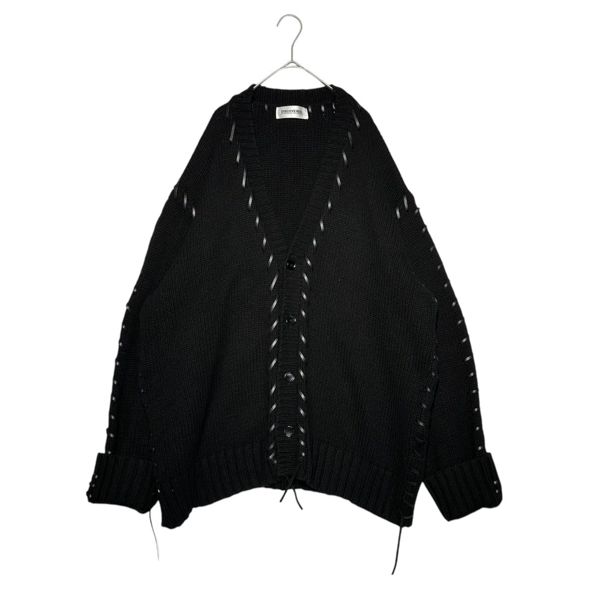 DISCOVERED(ディスカバード) 22AW LOOPING KNIT CARDIGAN レザー 