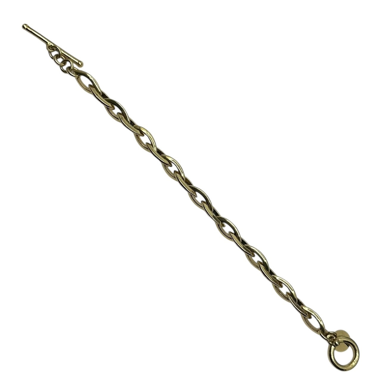 PHILIPPE AUDIBERT(フィリップオーディベール) Gold-colored design chain bracelet ゴールドカラー デザイン チェーン ブレスレット ゴールド