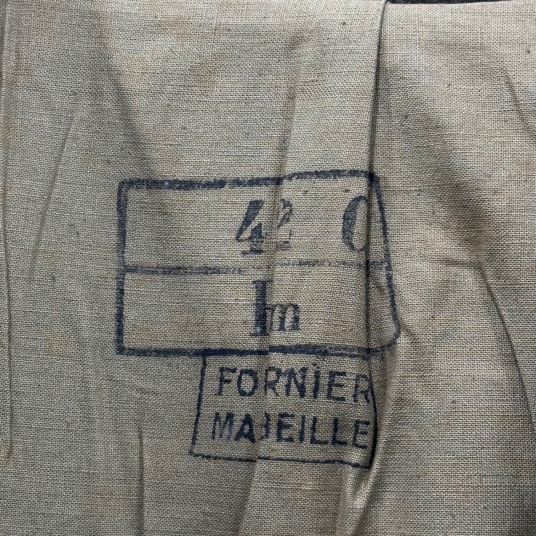 FRENCH MILITARY(フランス軍) 50's~ Vintage Officer Wool Long Coat ヴィンテージ オフィサー ウール ロング コート 42 オリーブ 推定50年代 メルトン