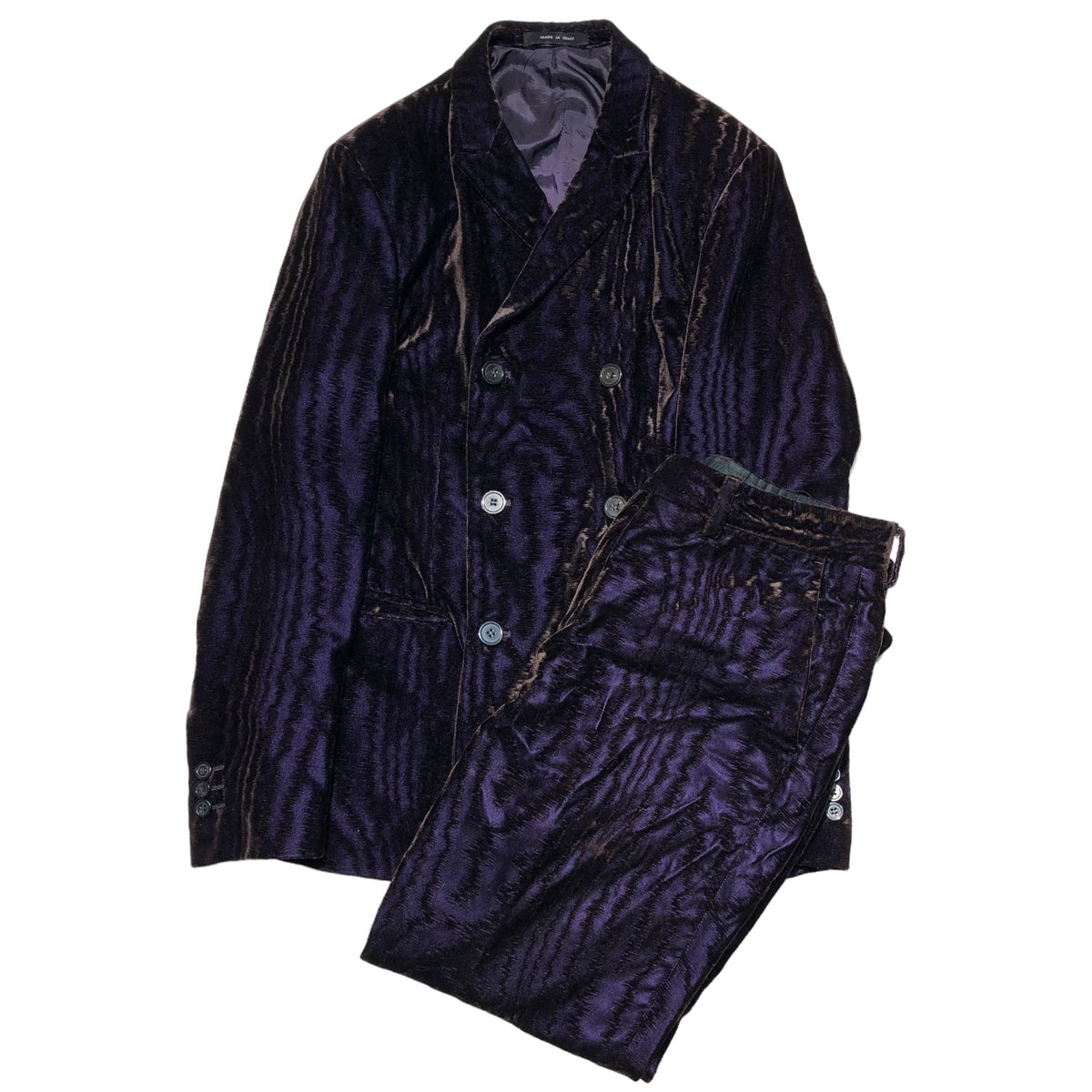 EMPORIO ARMANI(エンポリオアルマーニ) crazy stripes velor double 